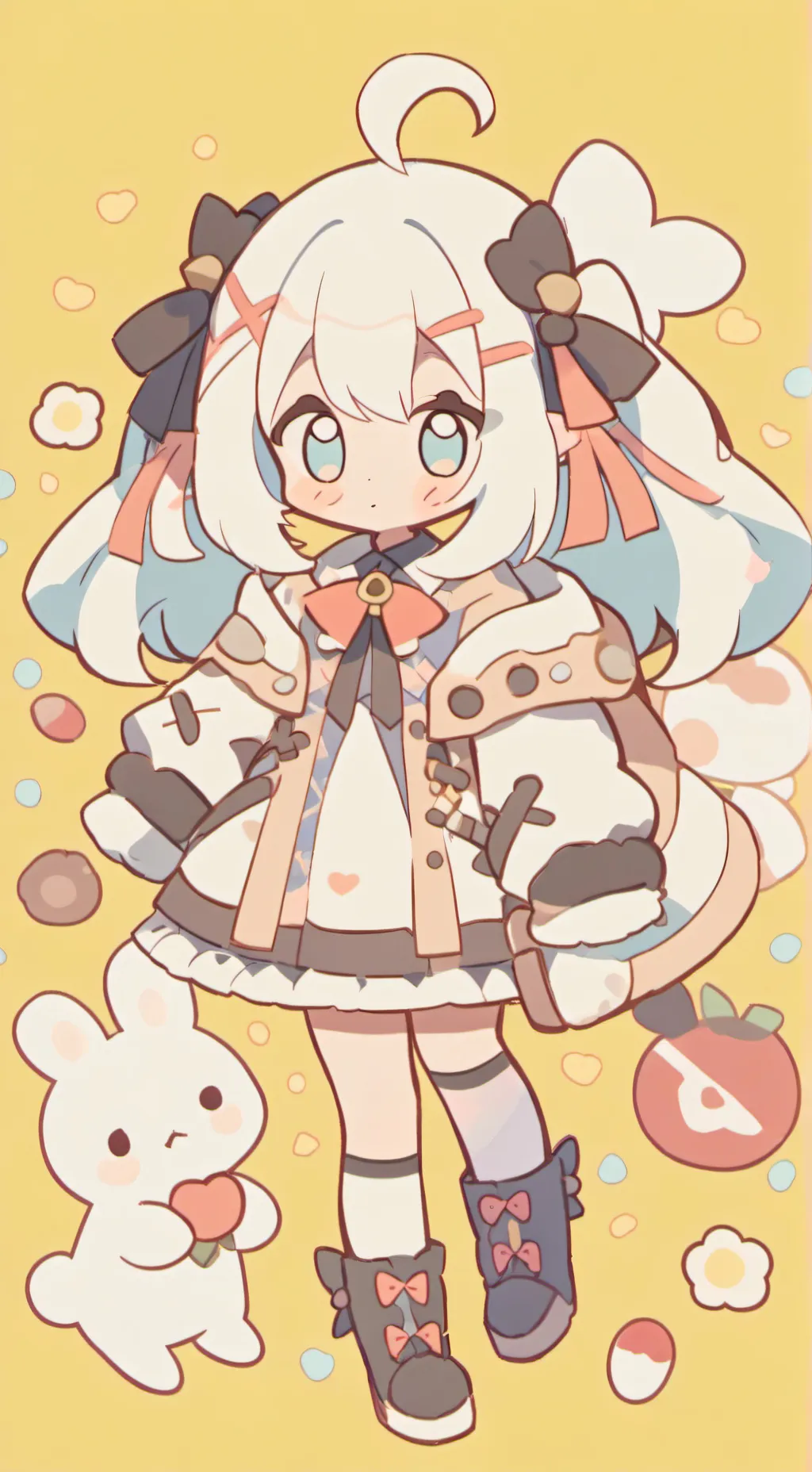 ai character: Deku  background
