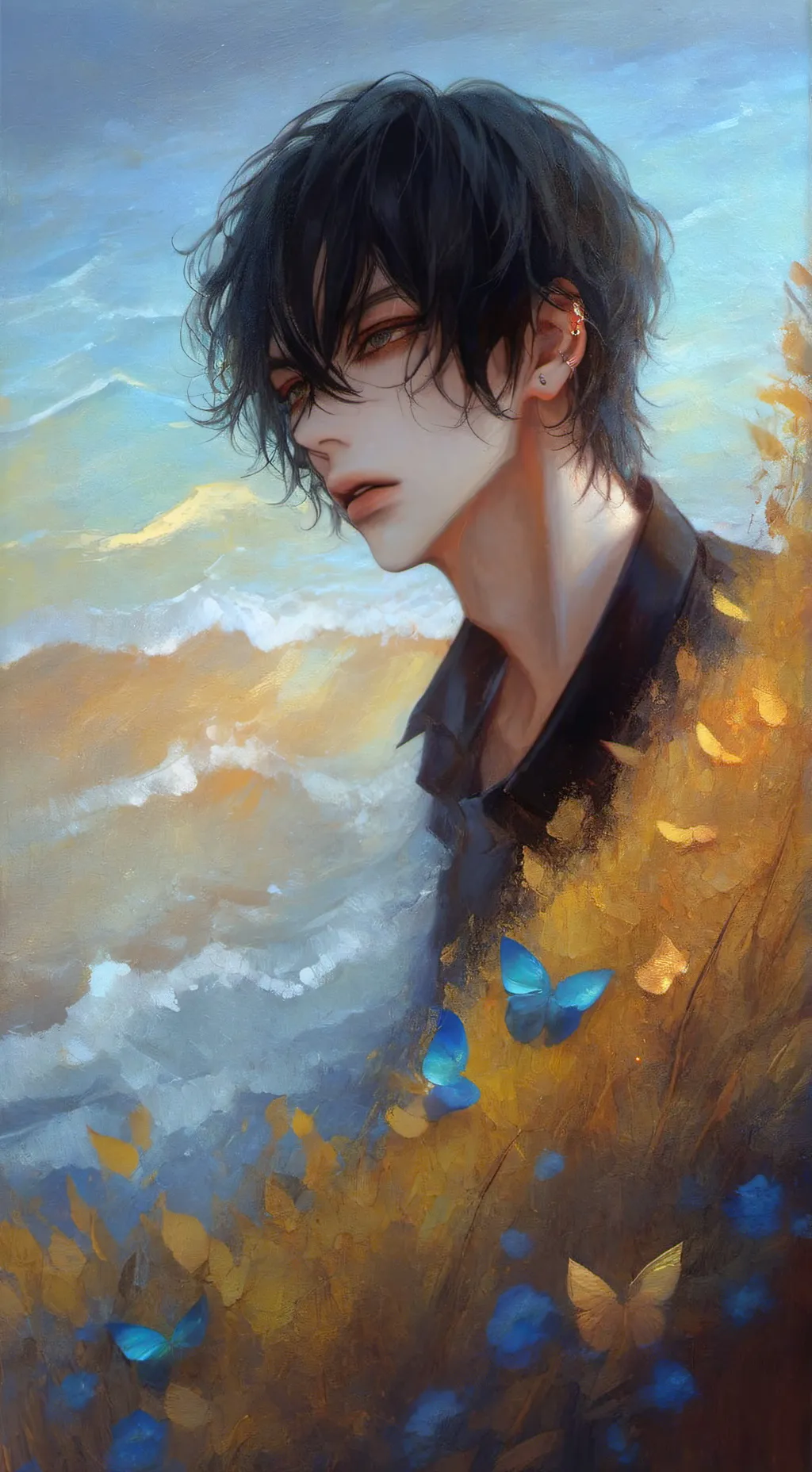 ai character: ∘˙Noam˙∘ background