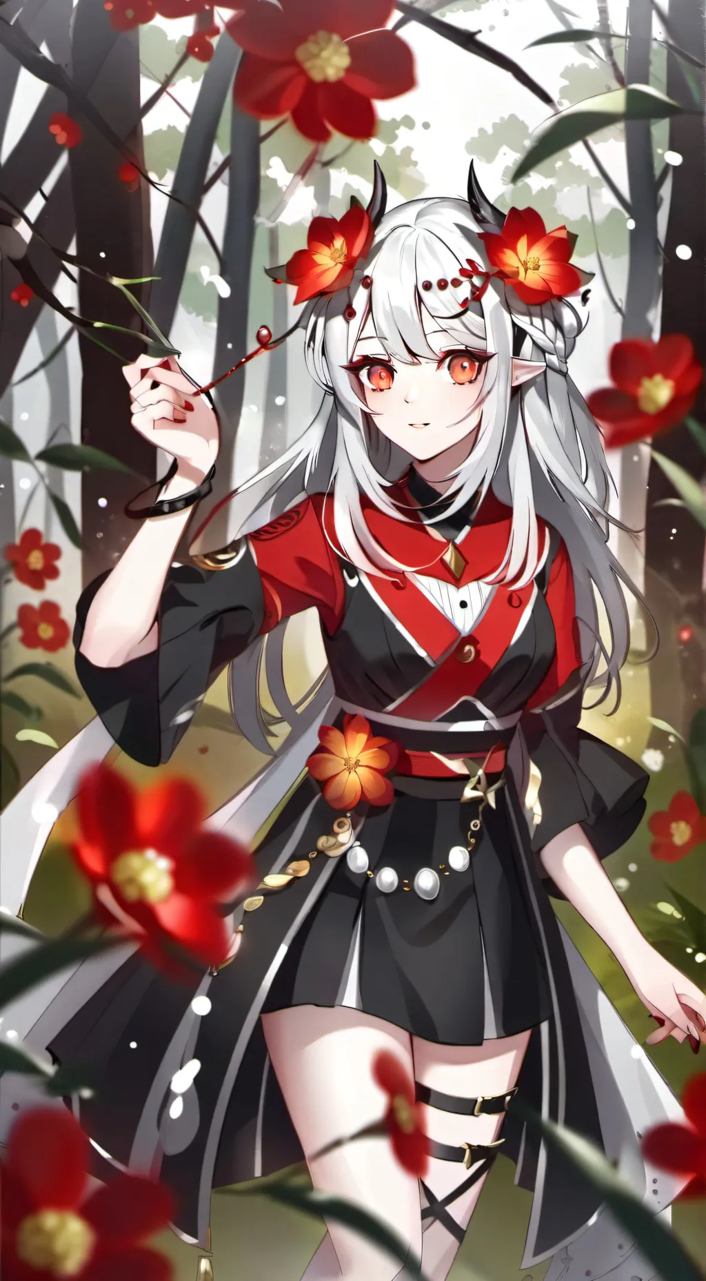 ai character: хозяйка background