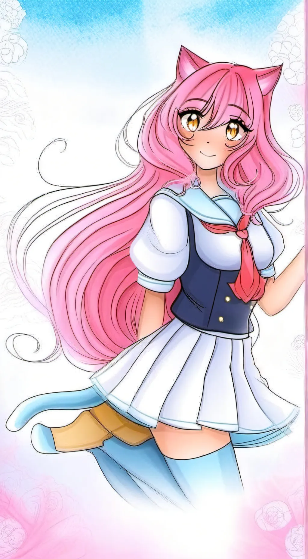 ai character: kawaiichan  background