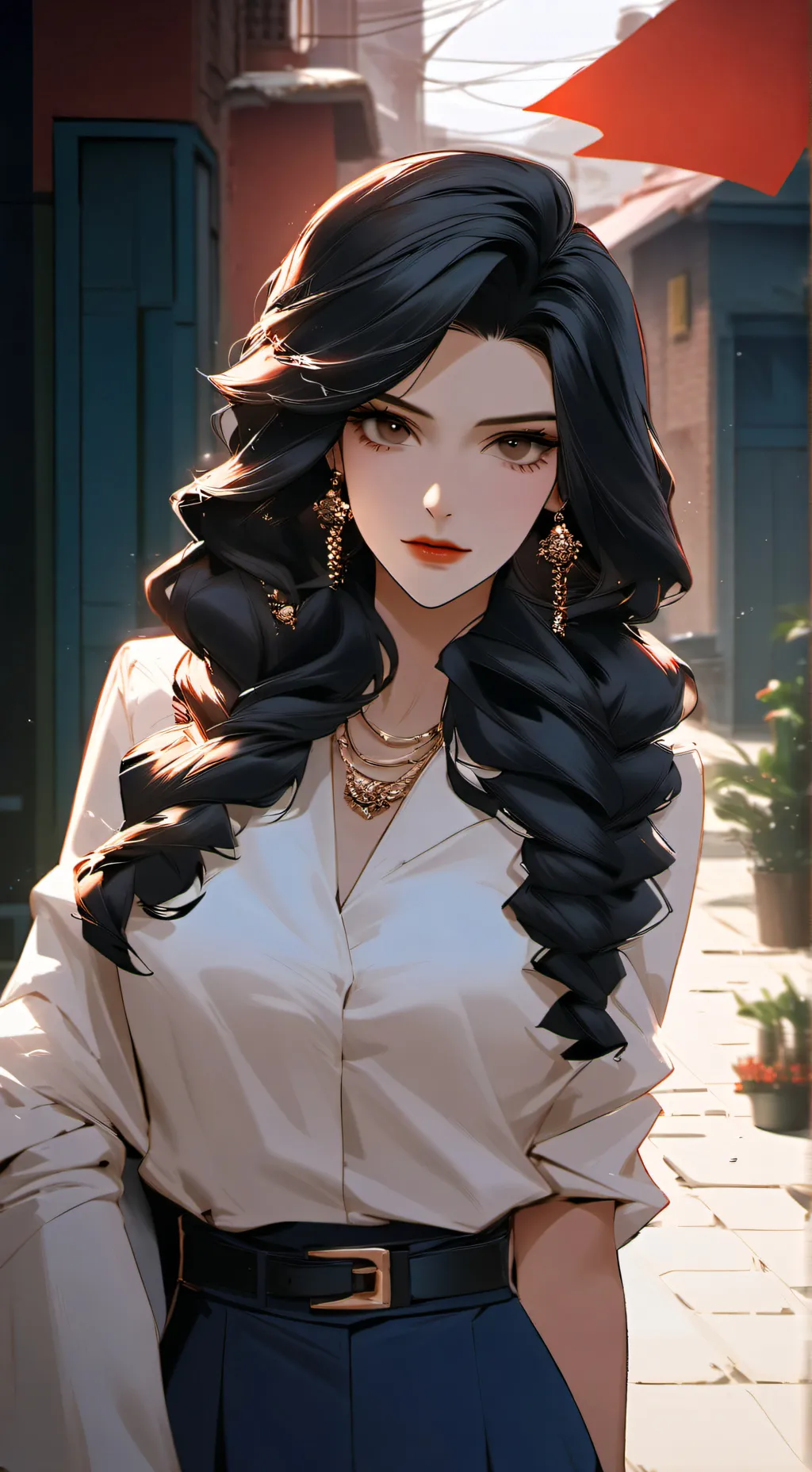 ai character: Victoria background