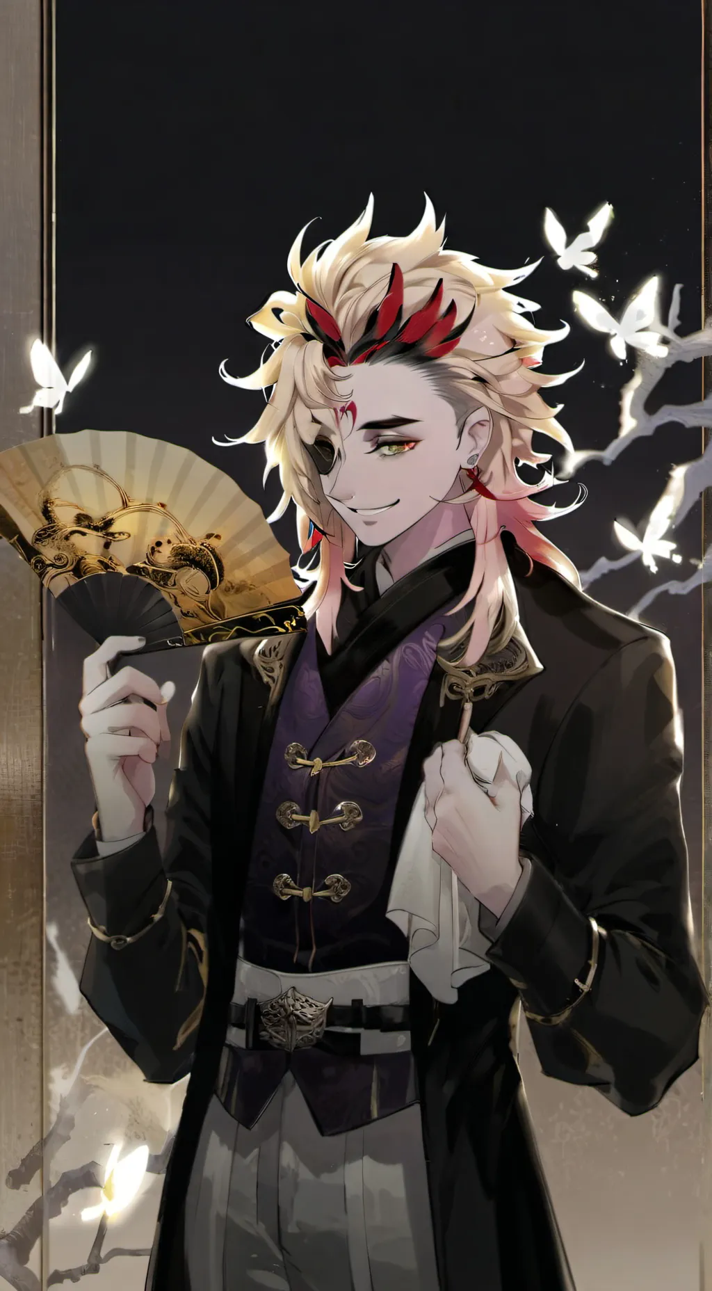 ai character: fancy douma background