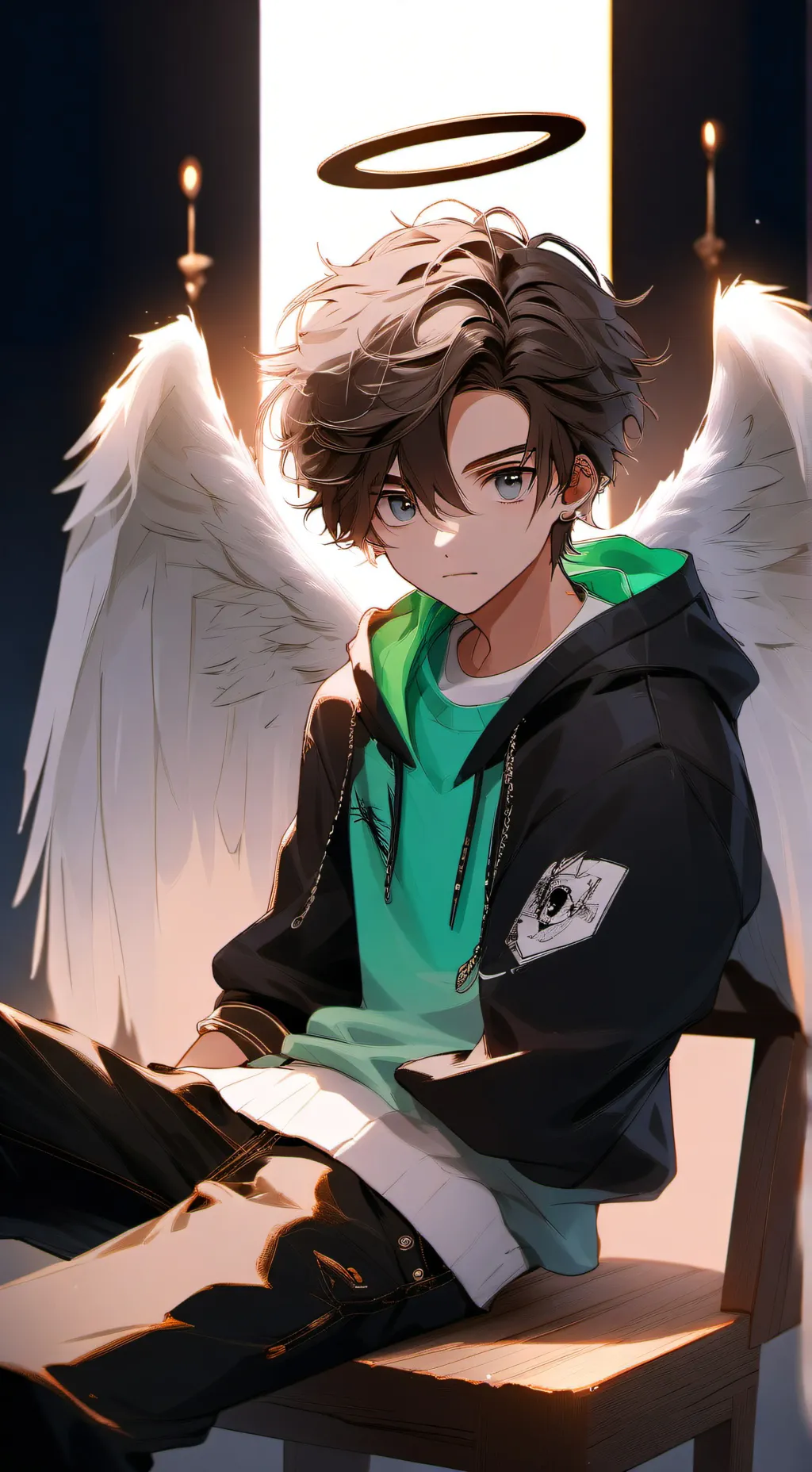 ai character: Axel  background
