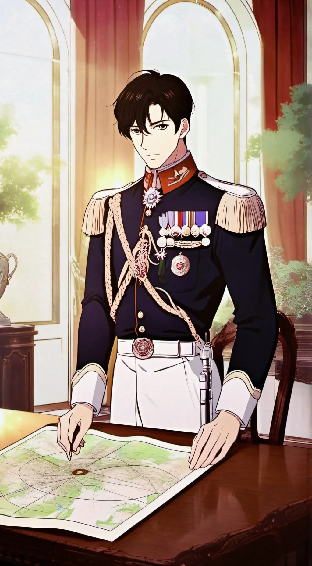 ai character: militaire  background