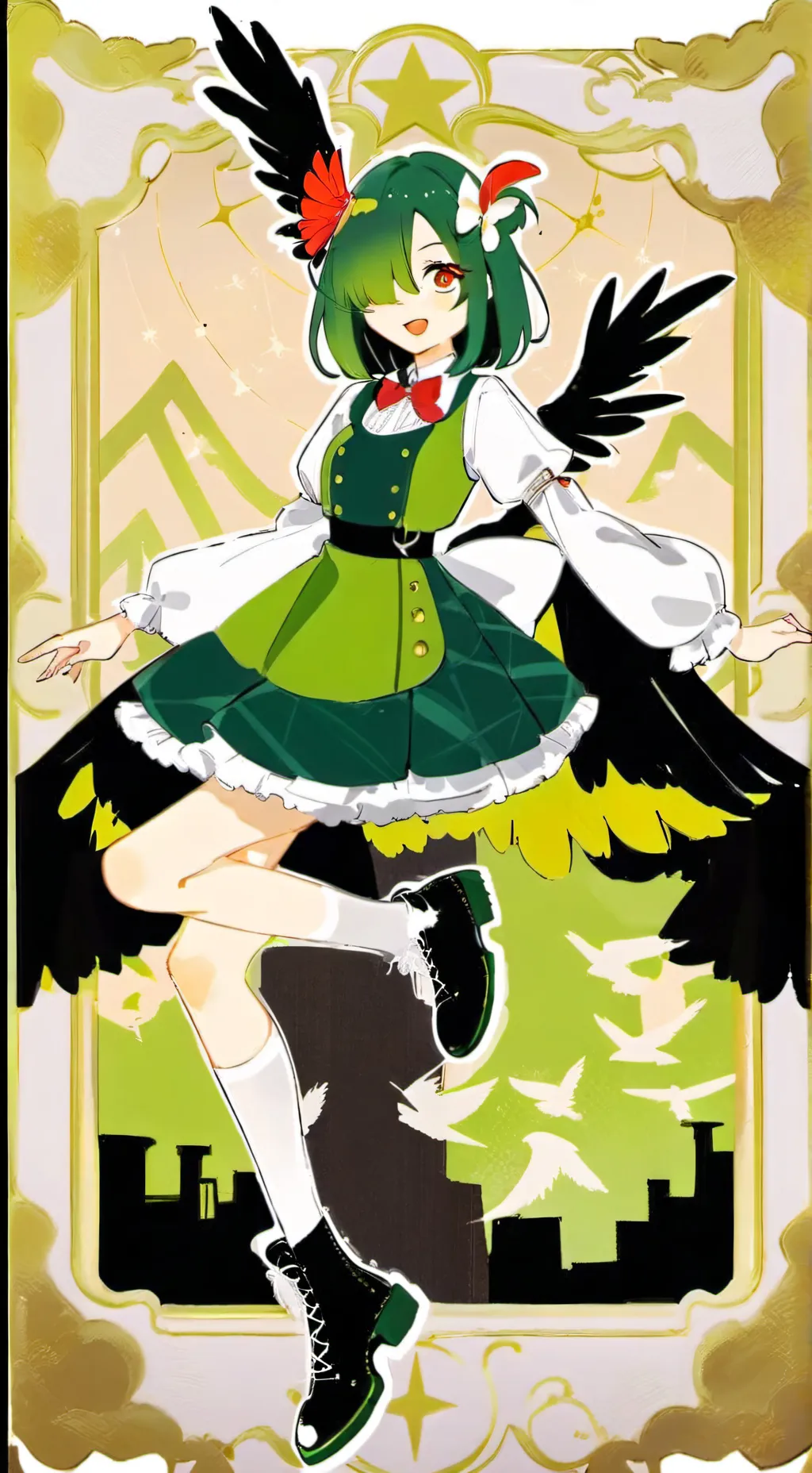 ai character: Lorikeet background