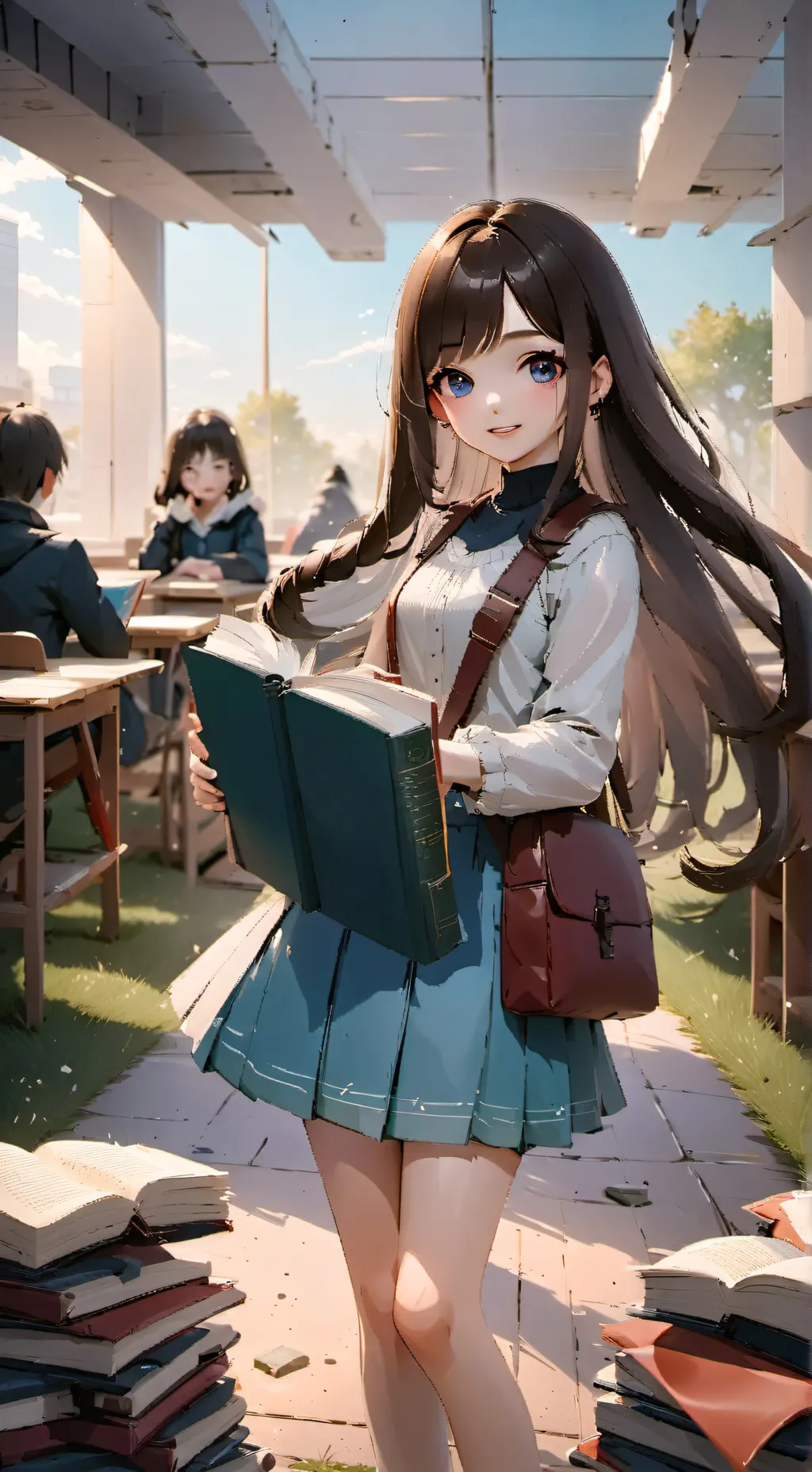 ai character: ash background