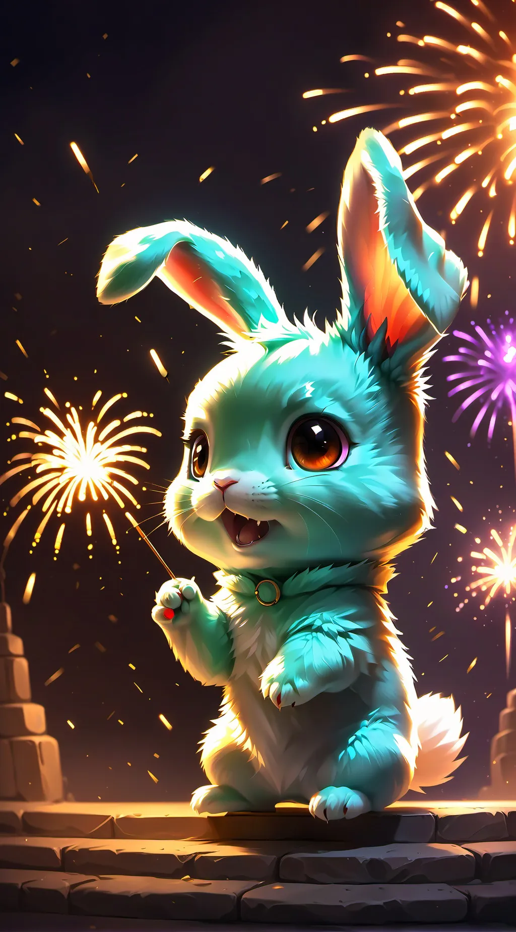 ai character: Furry (Pyramixed) background
