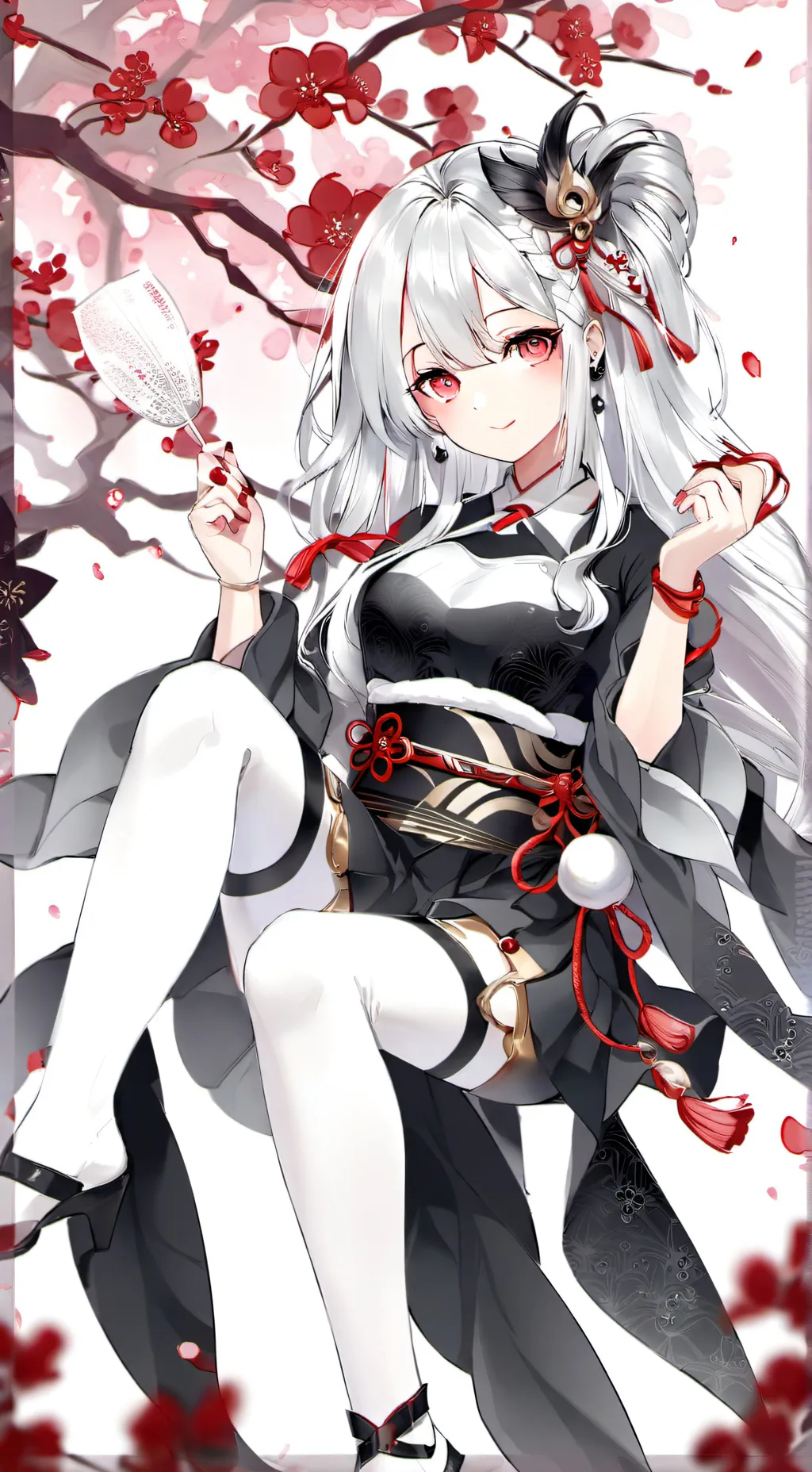 ai character: Stacey 🌹🤍 background