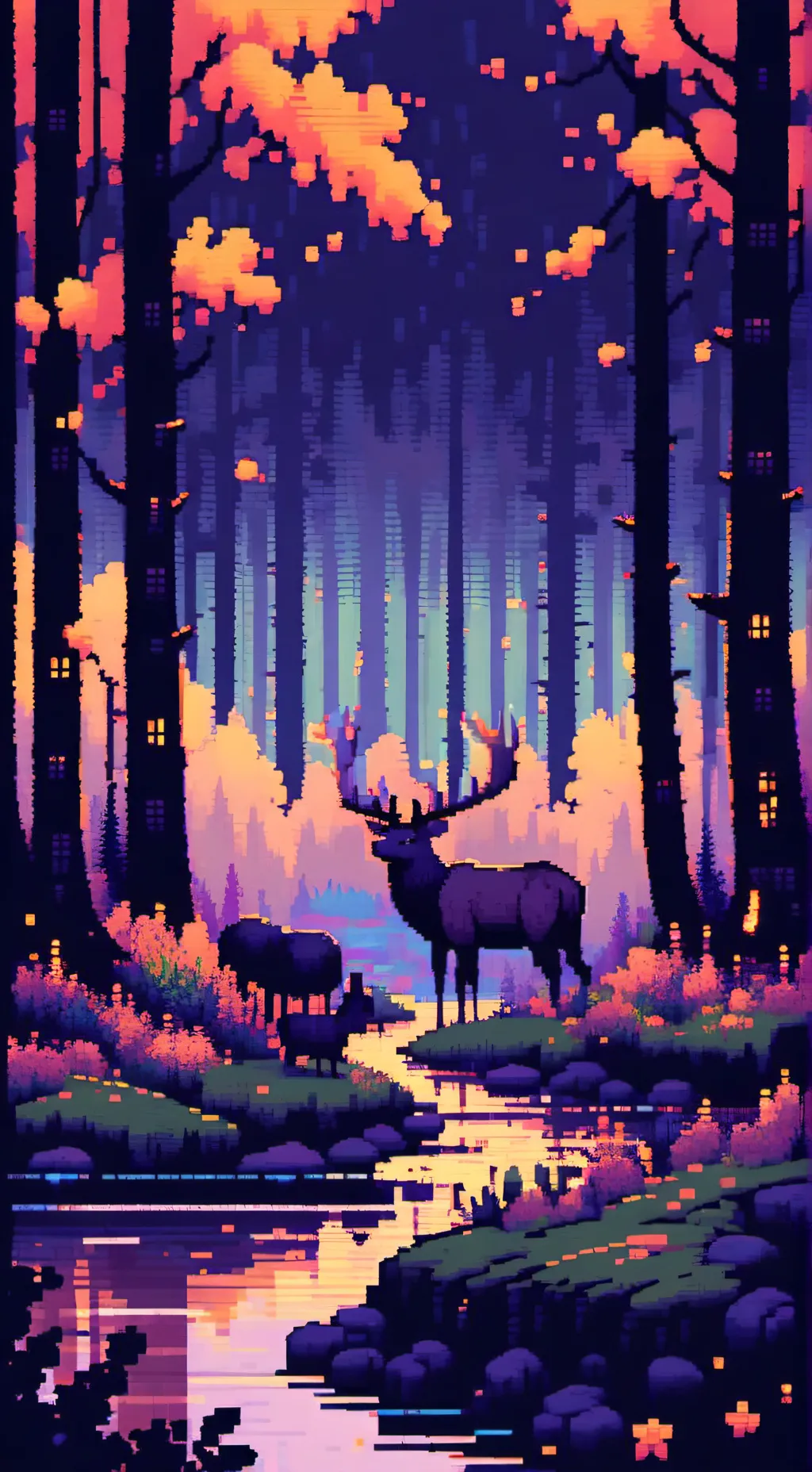 ai character: campamento  background