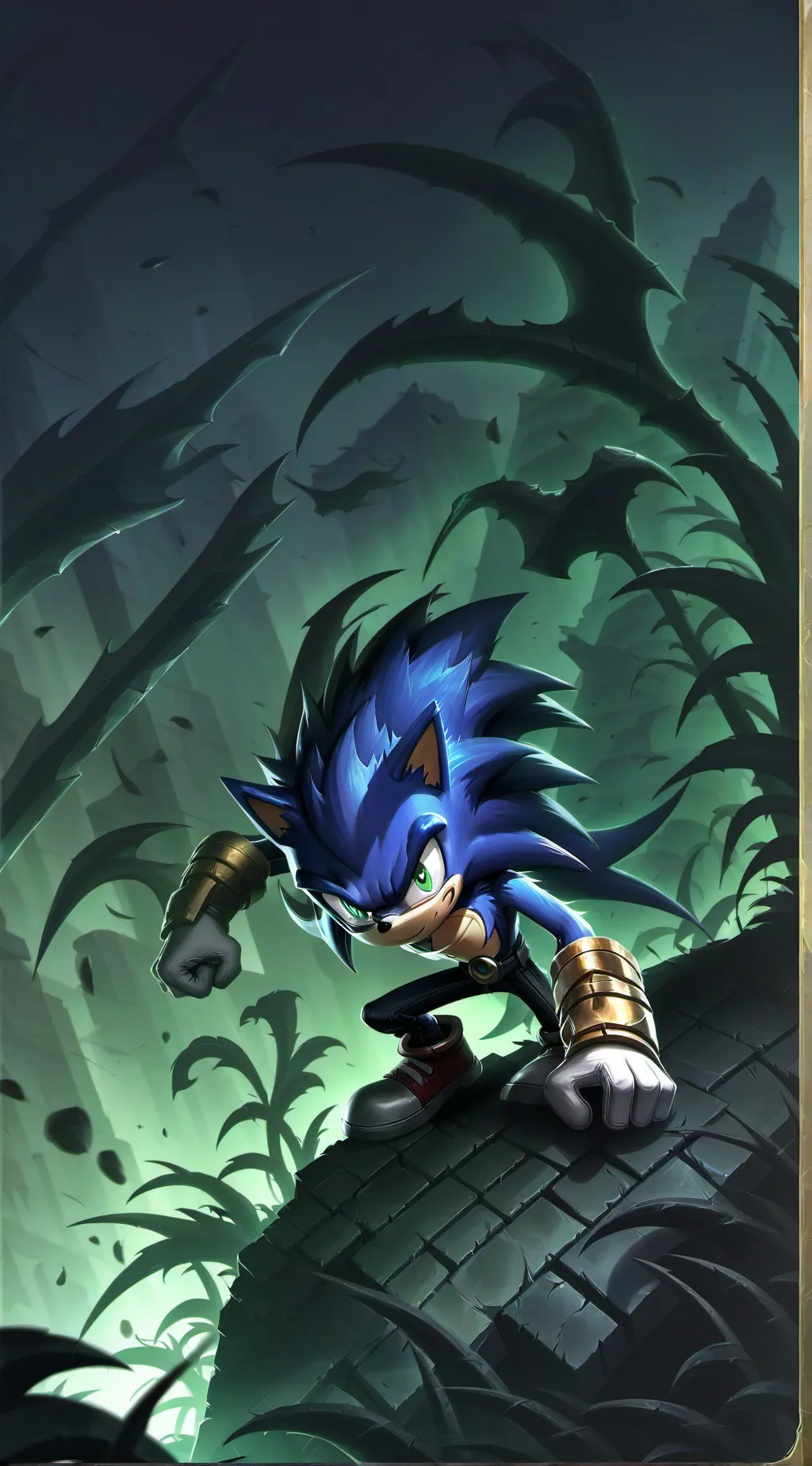 ai character: sonic.exe background