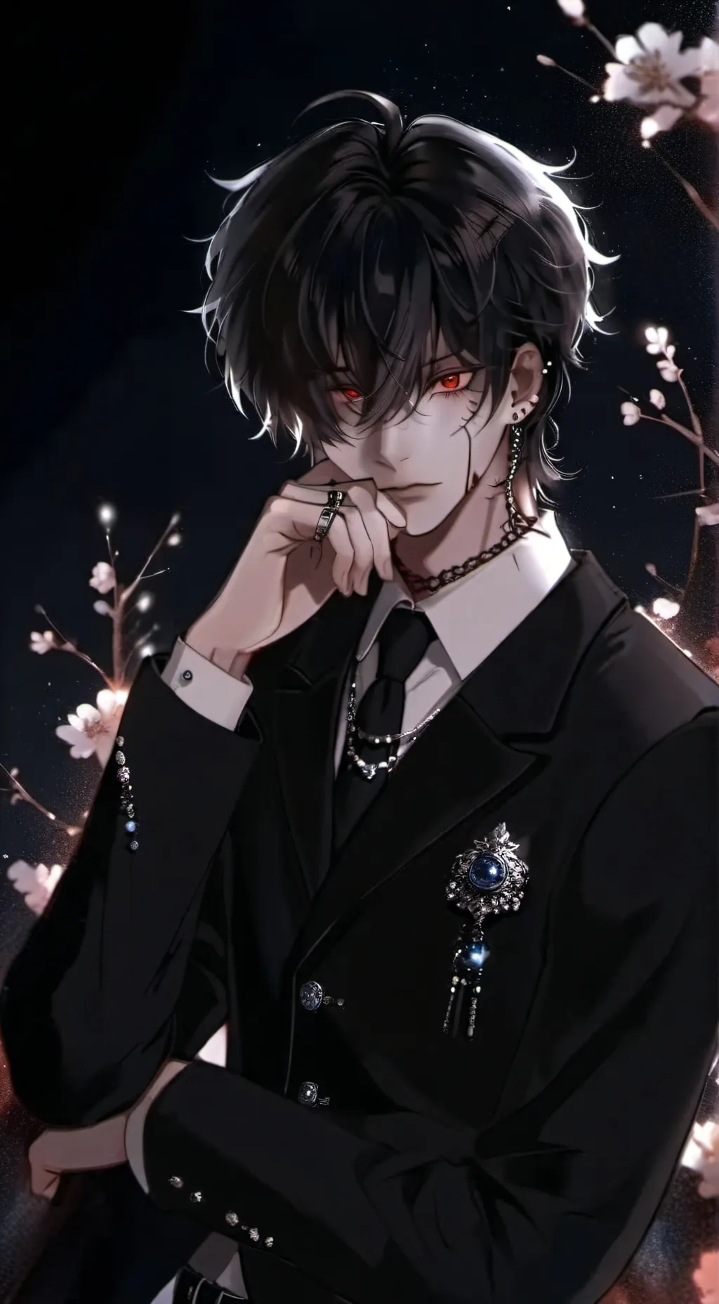 ai character: Axel  background