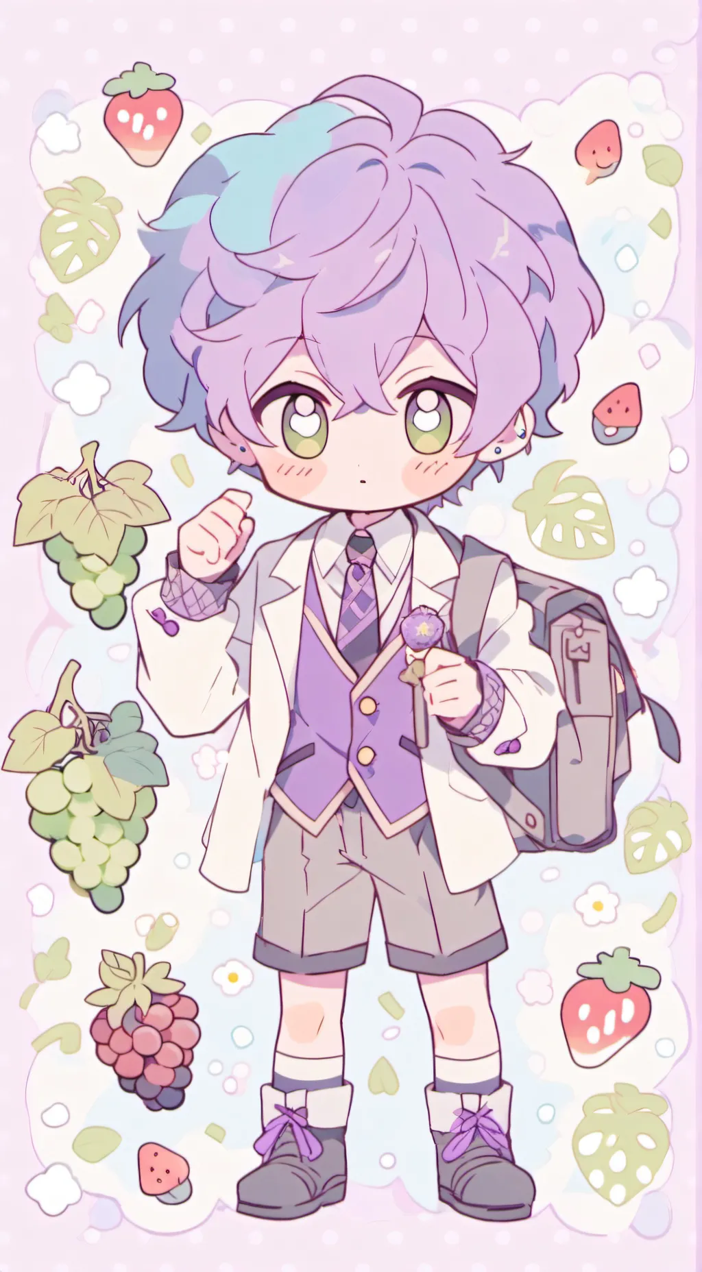 ai character: Mineta  background