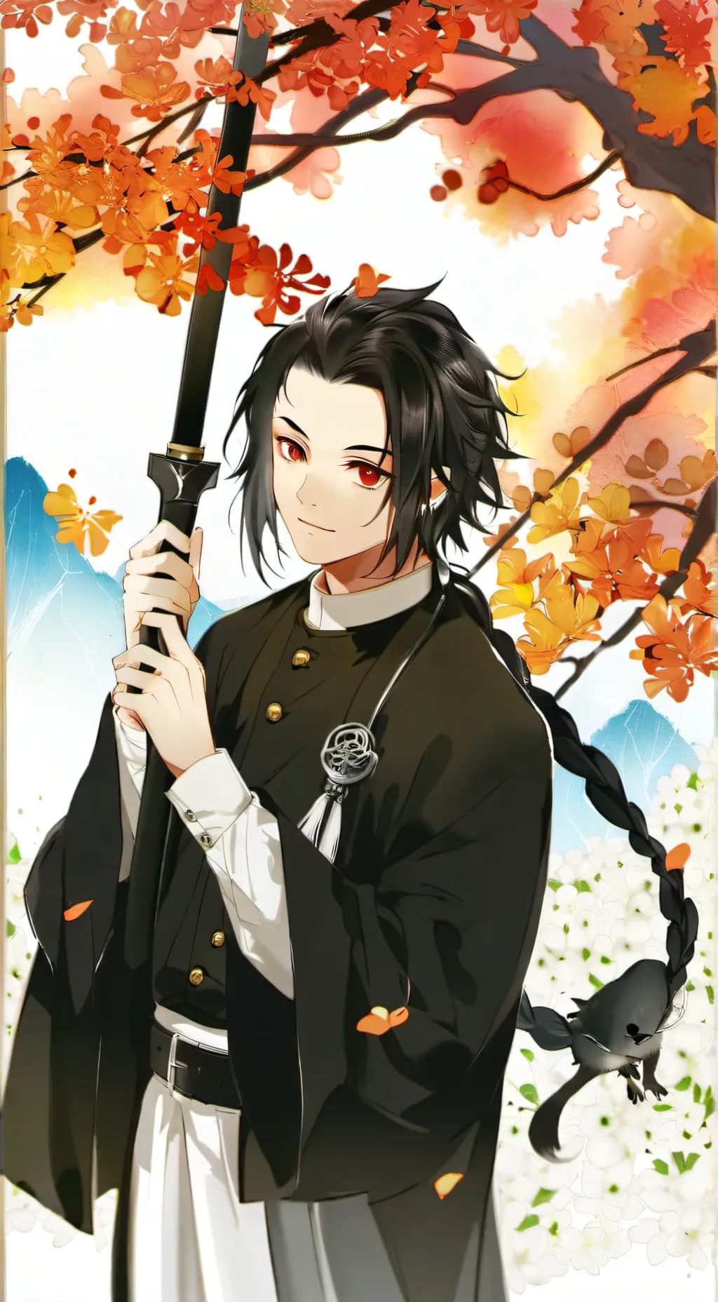 ai character: Kny actor AU background