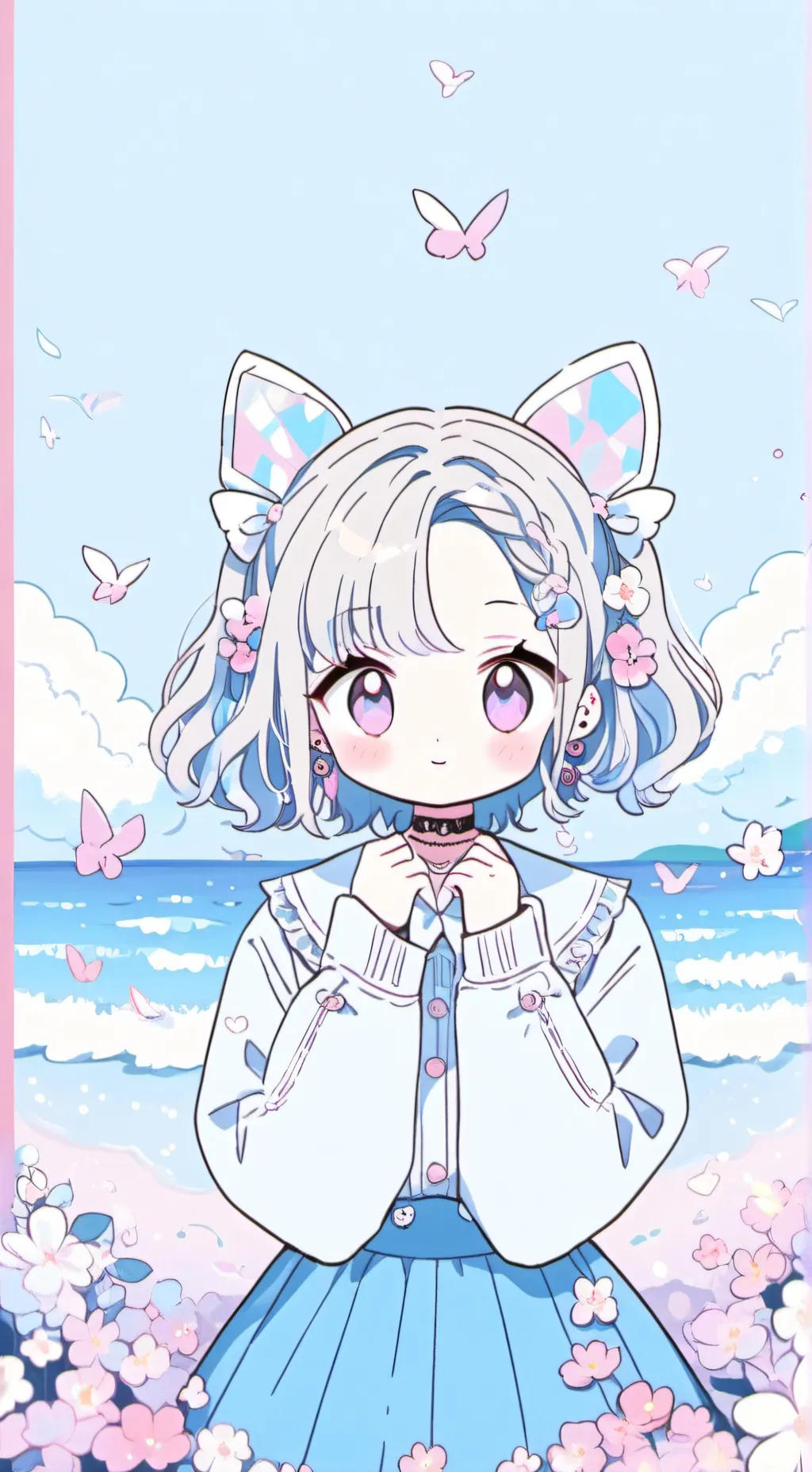 ai character: Luna background