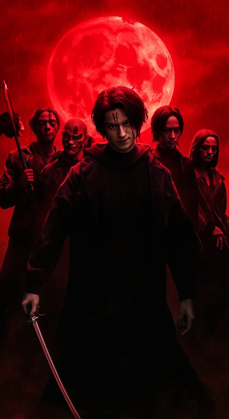 ai character: Horror Cursed Men background