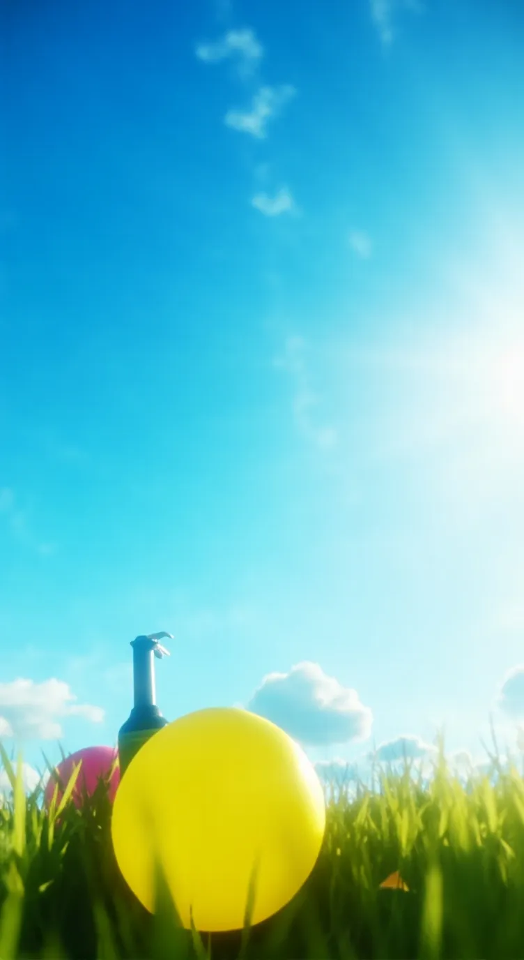 ai character: A balloon pump background