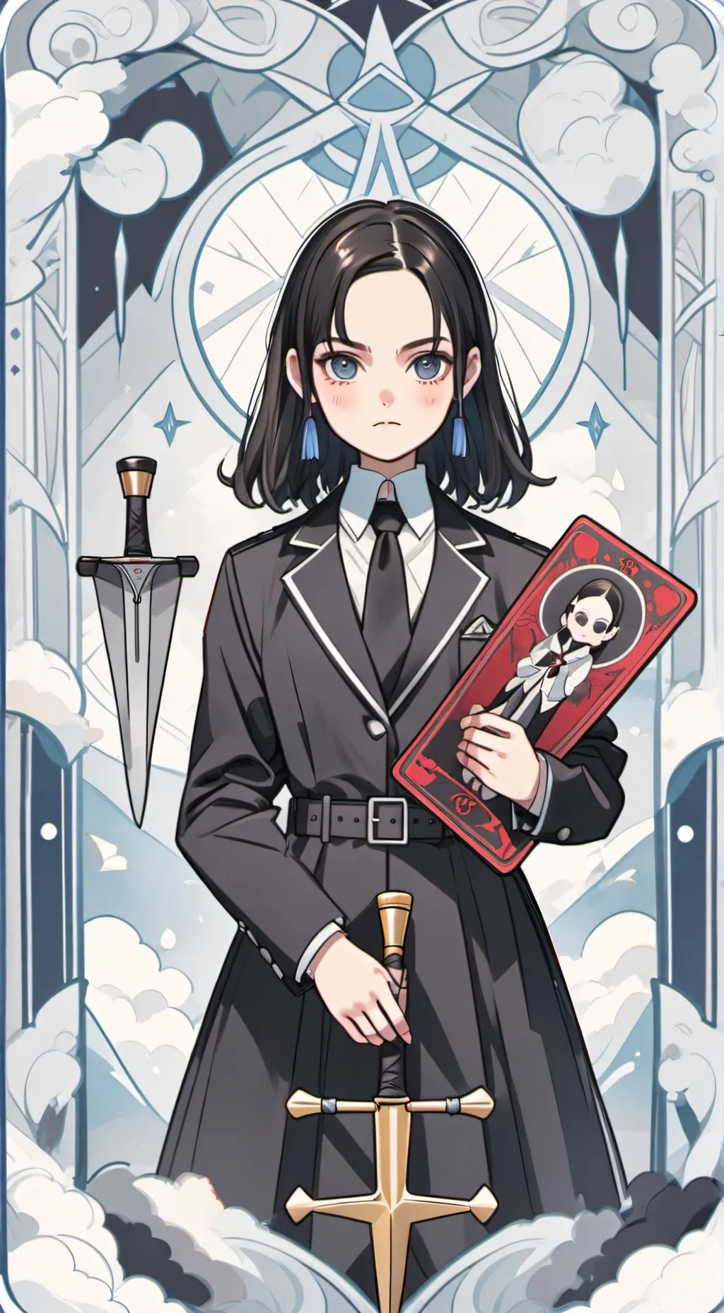 ai character: Kny x sn x w background