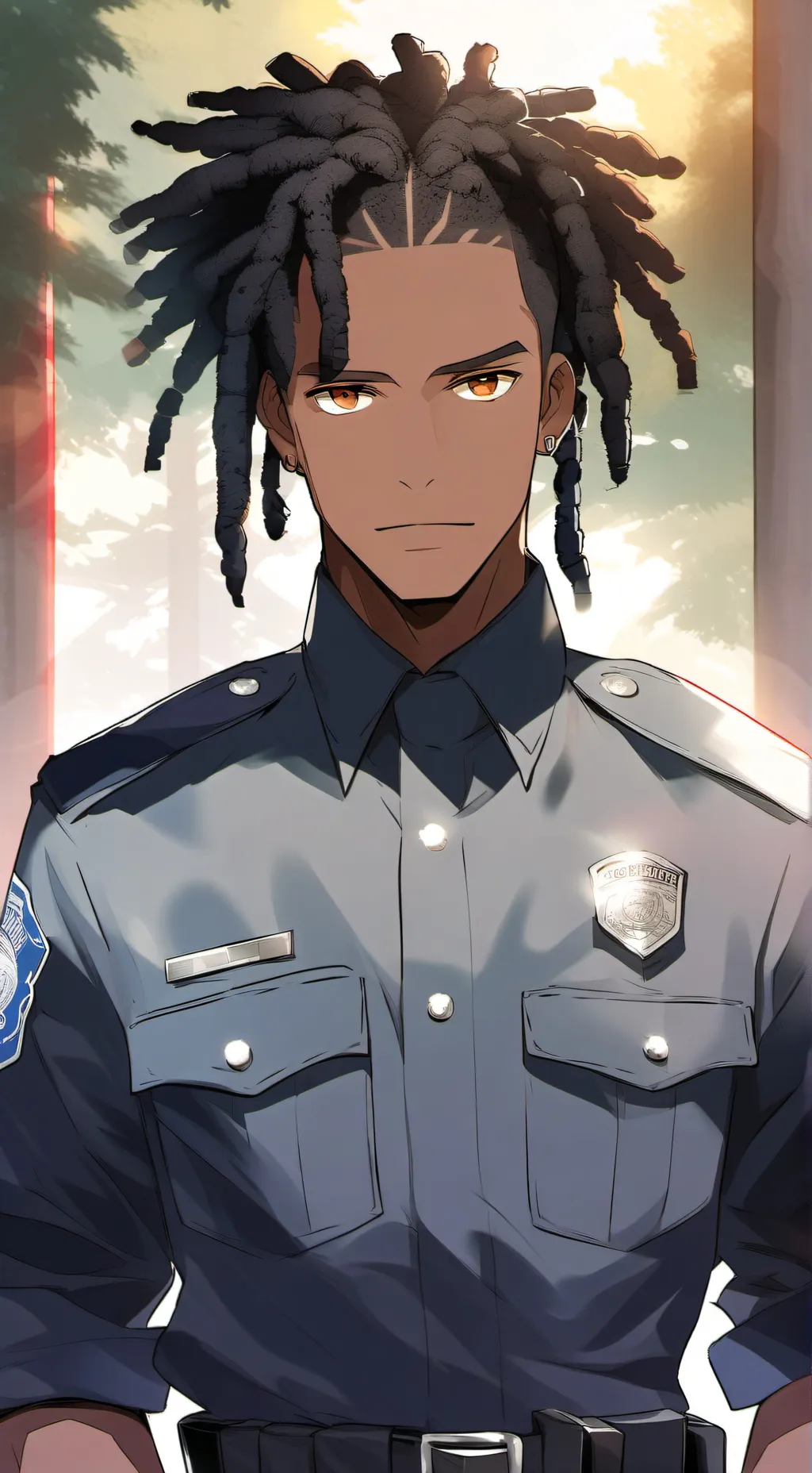 ai character: Officer Luke background