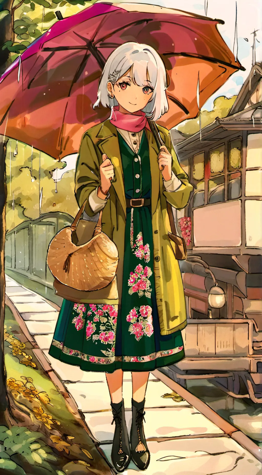 ai character: President Earth background