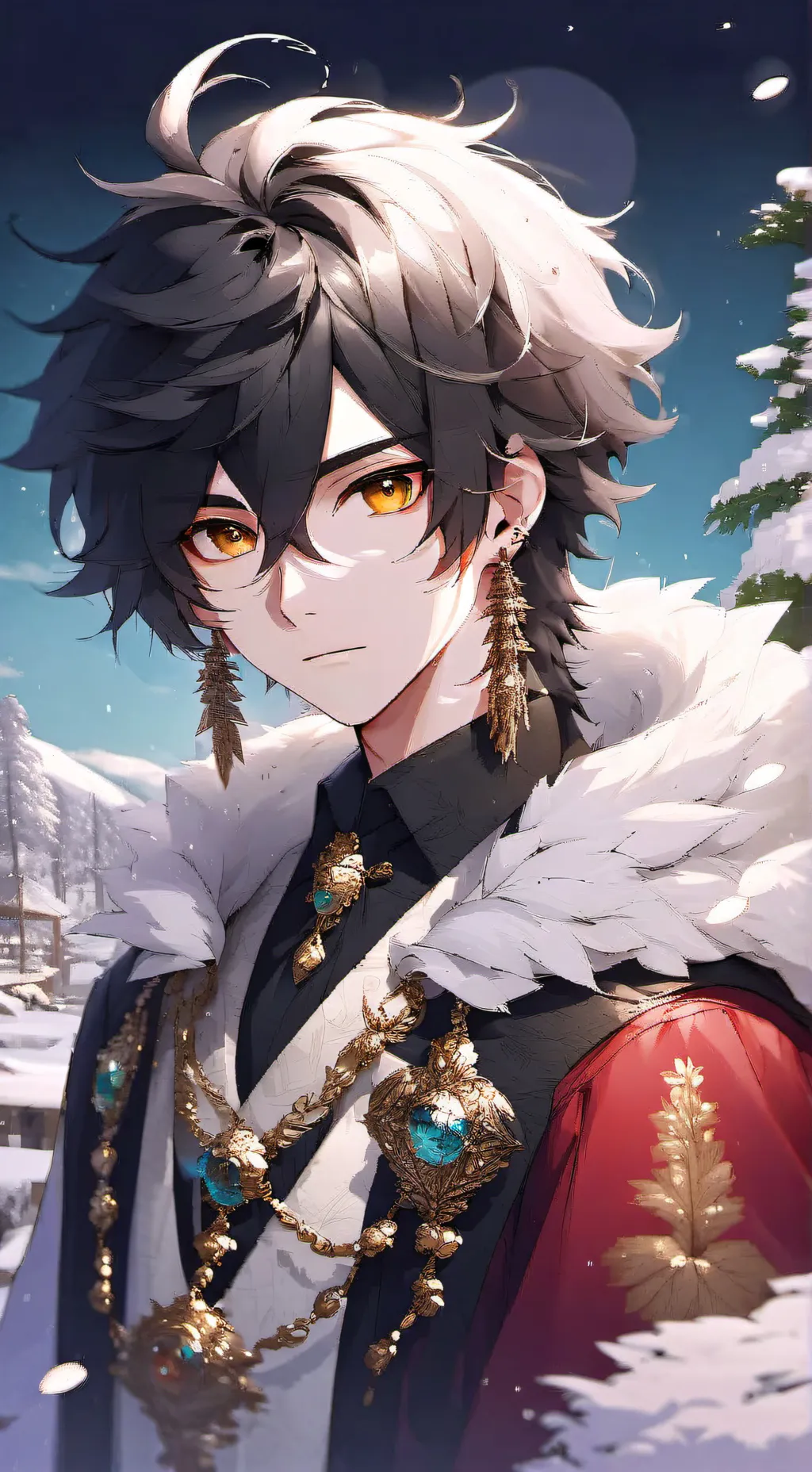 ai character: damen background