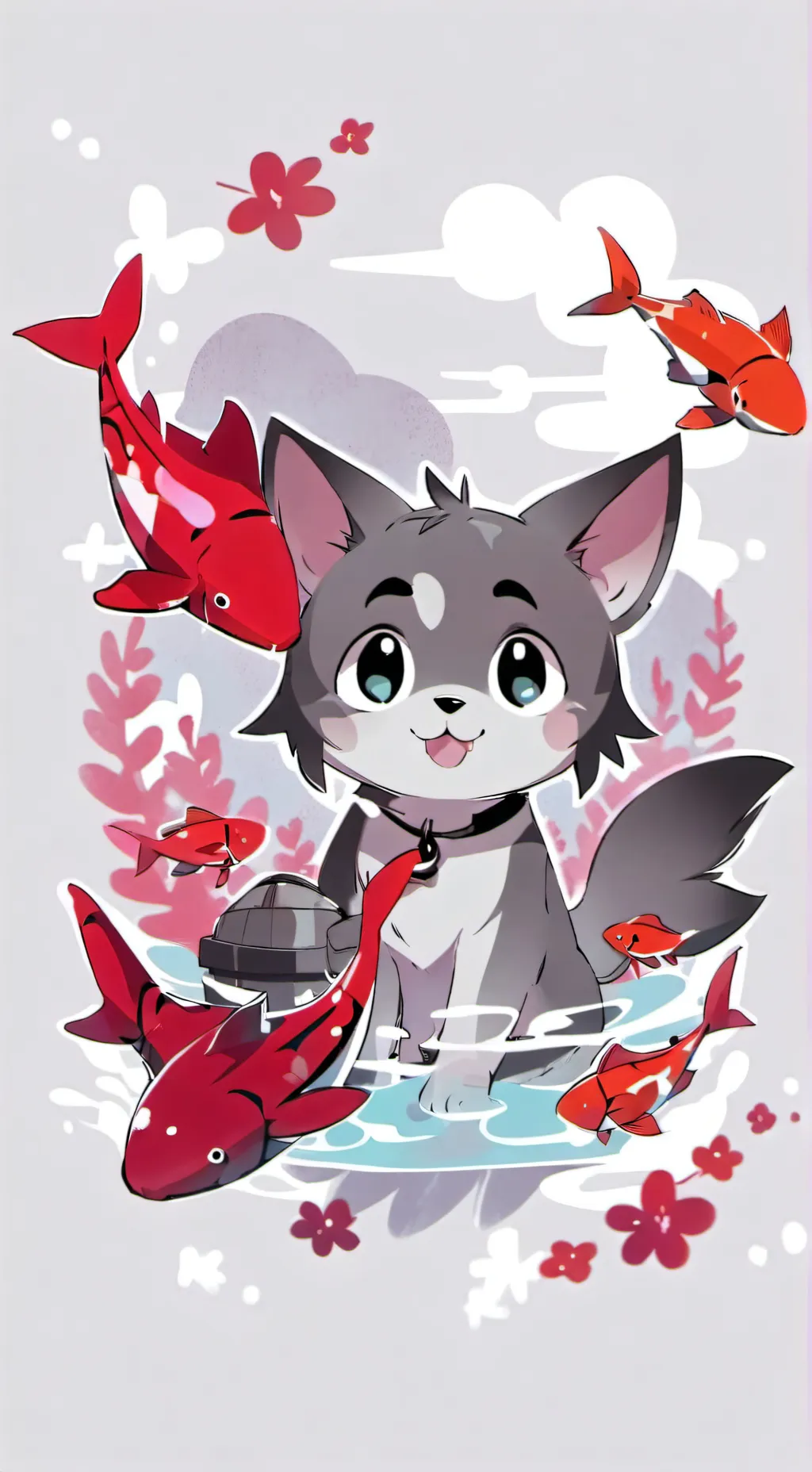 ai character: Brusha y Tisha  background