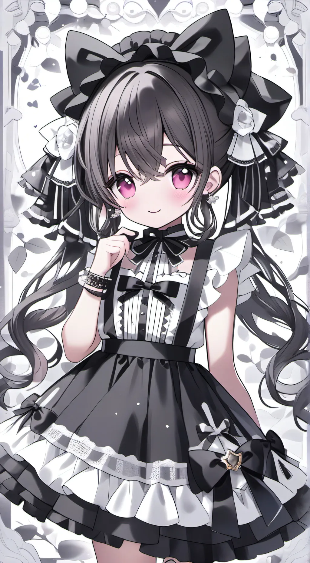ai character: Moon y Kitty  background