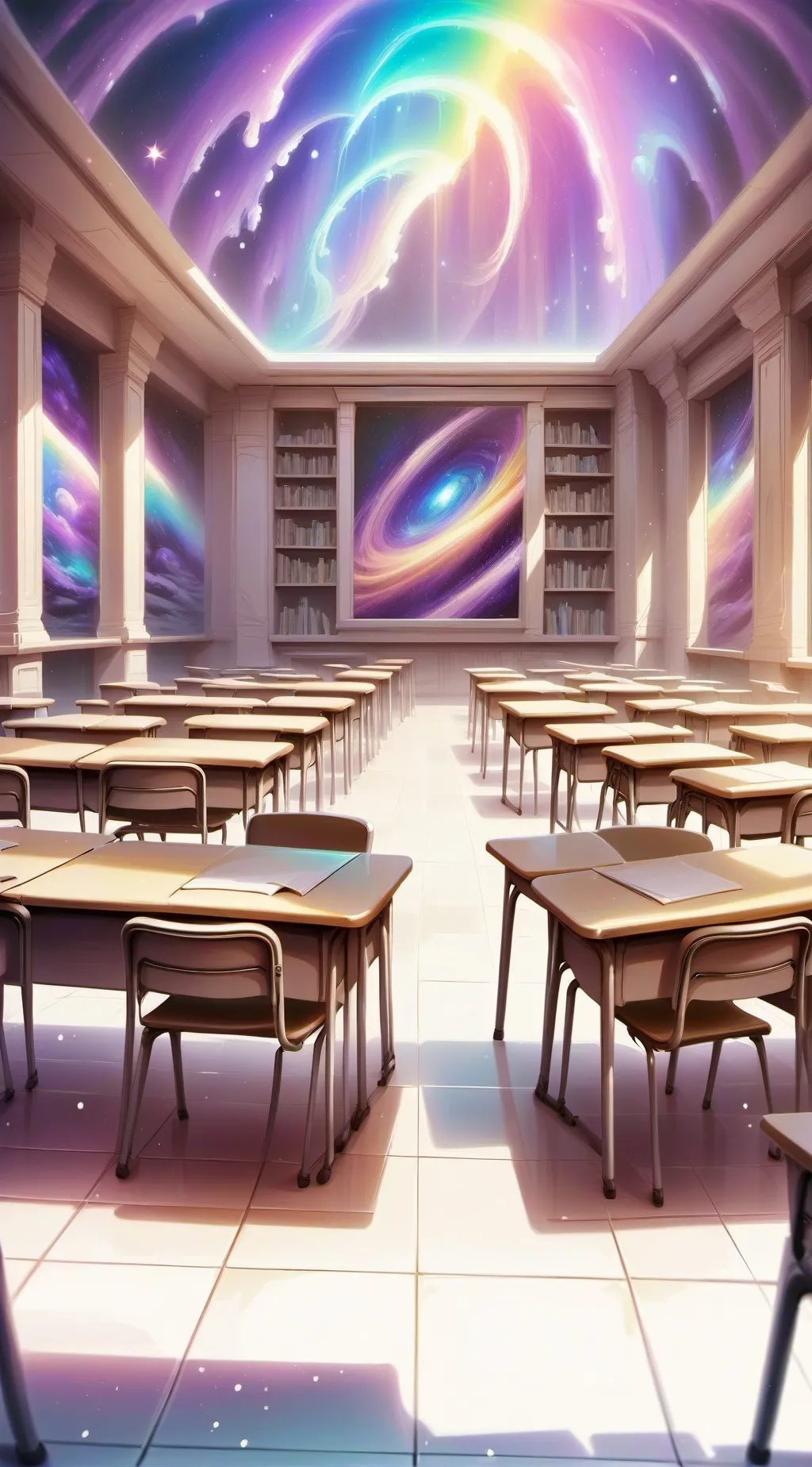 ai character: Your Classroom background