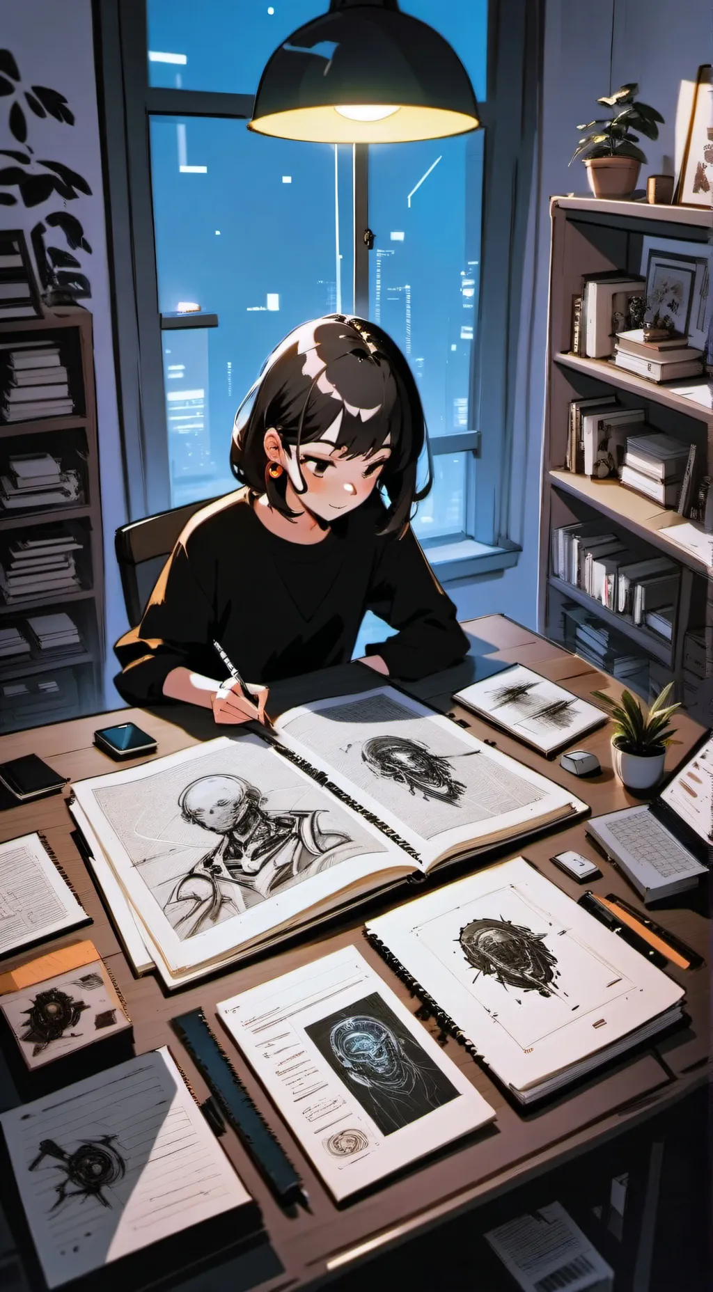 ai character: Bonita's Diagnosis Tycoon background
