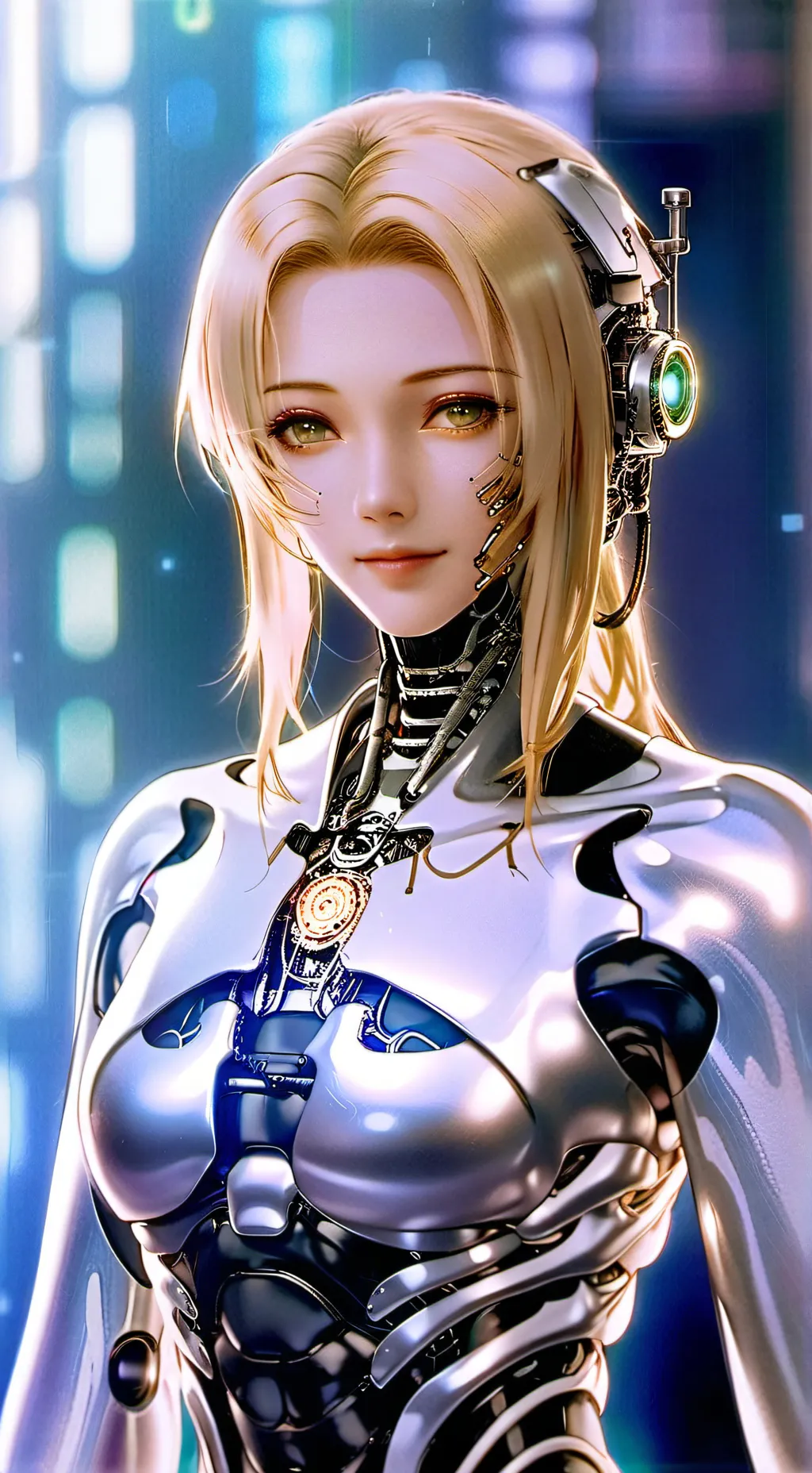 ai character: Luna background