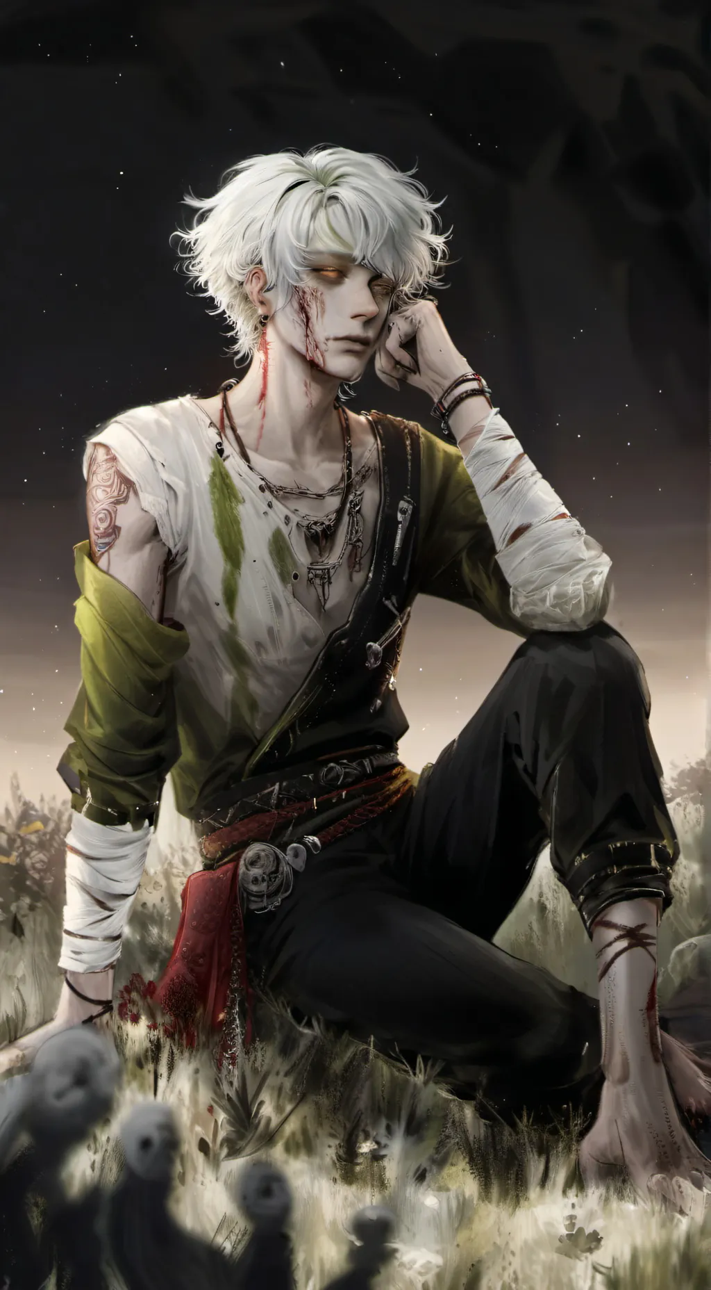 ai character: Blaze background