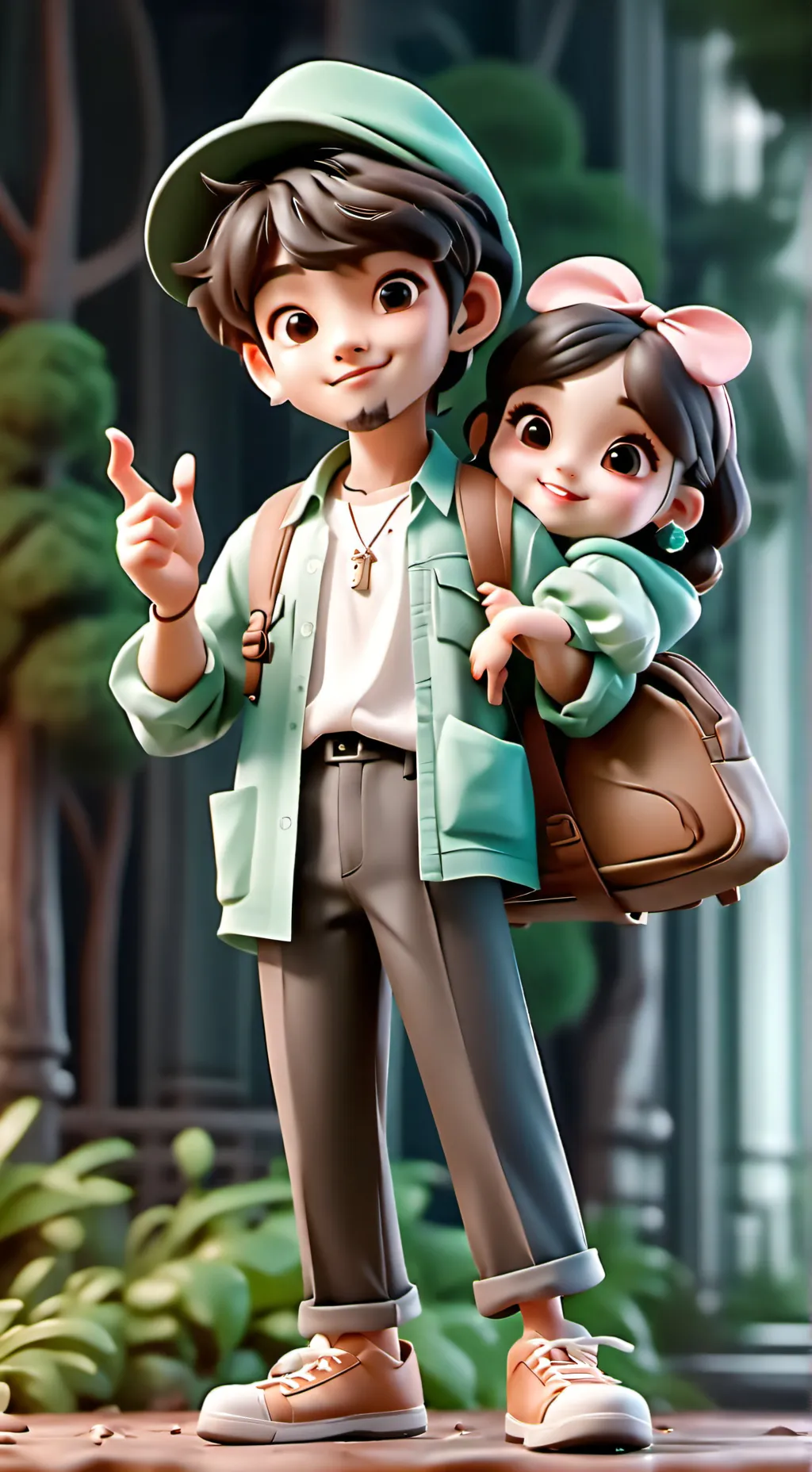 ai character: ryan💘💘 background