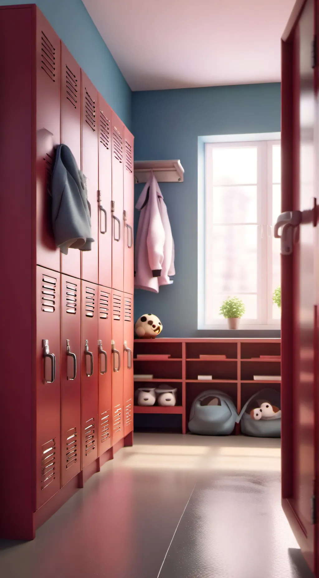 ai character: ur at school background