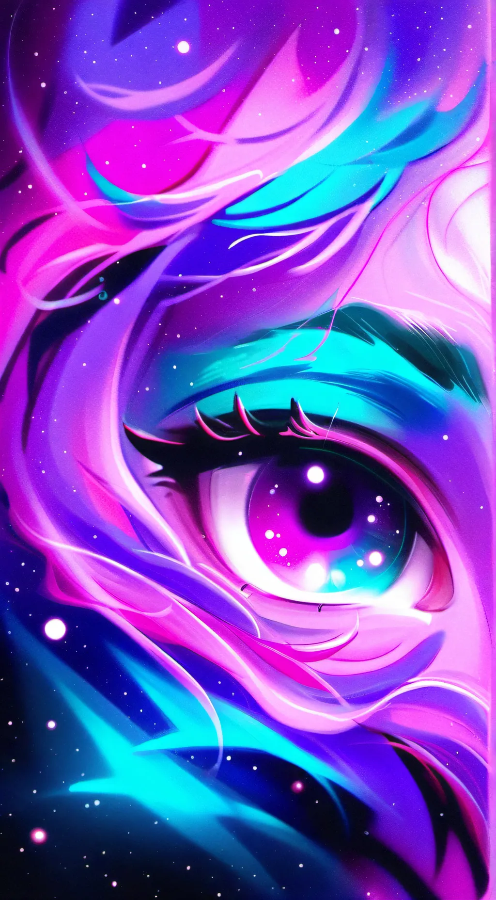 ai character: All Eyes  background