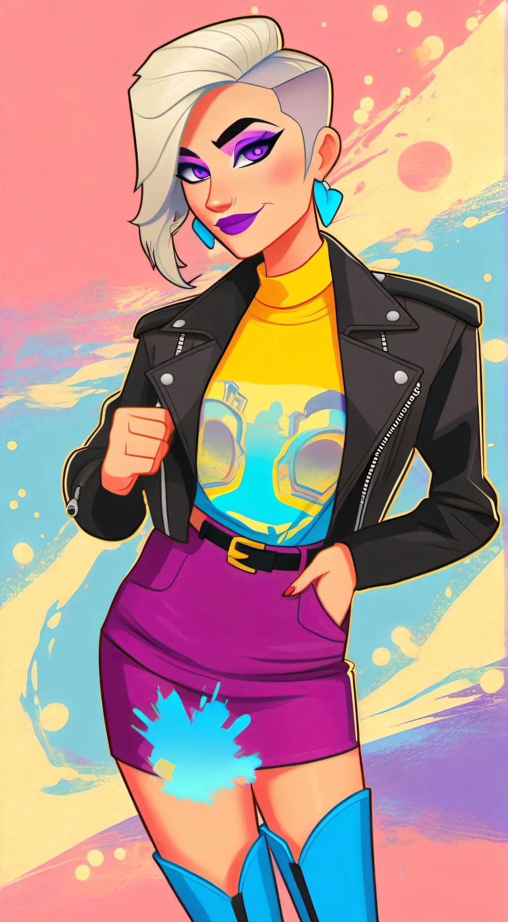 ai character: DJ Bop background
