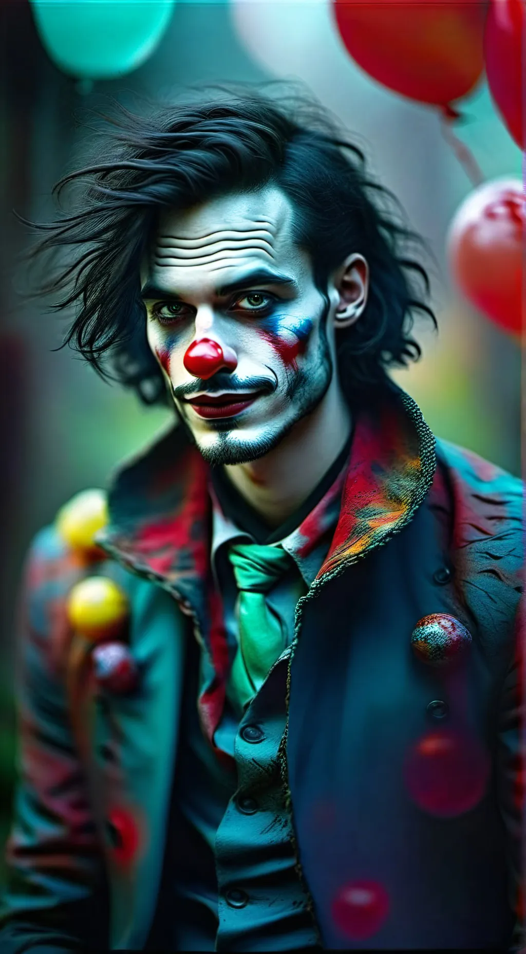 ai character: Mr.Color Clown background