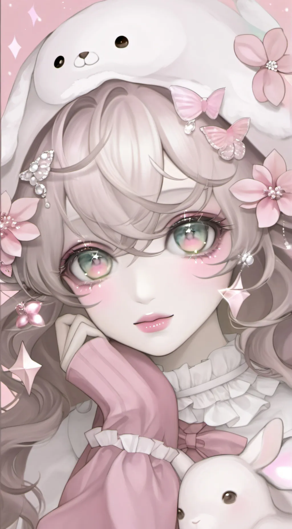 ai character: Luna💗✨ background