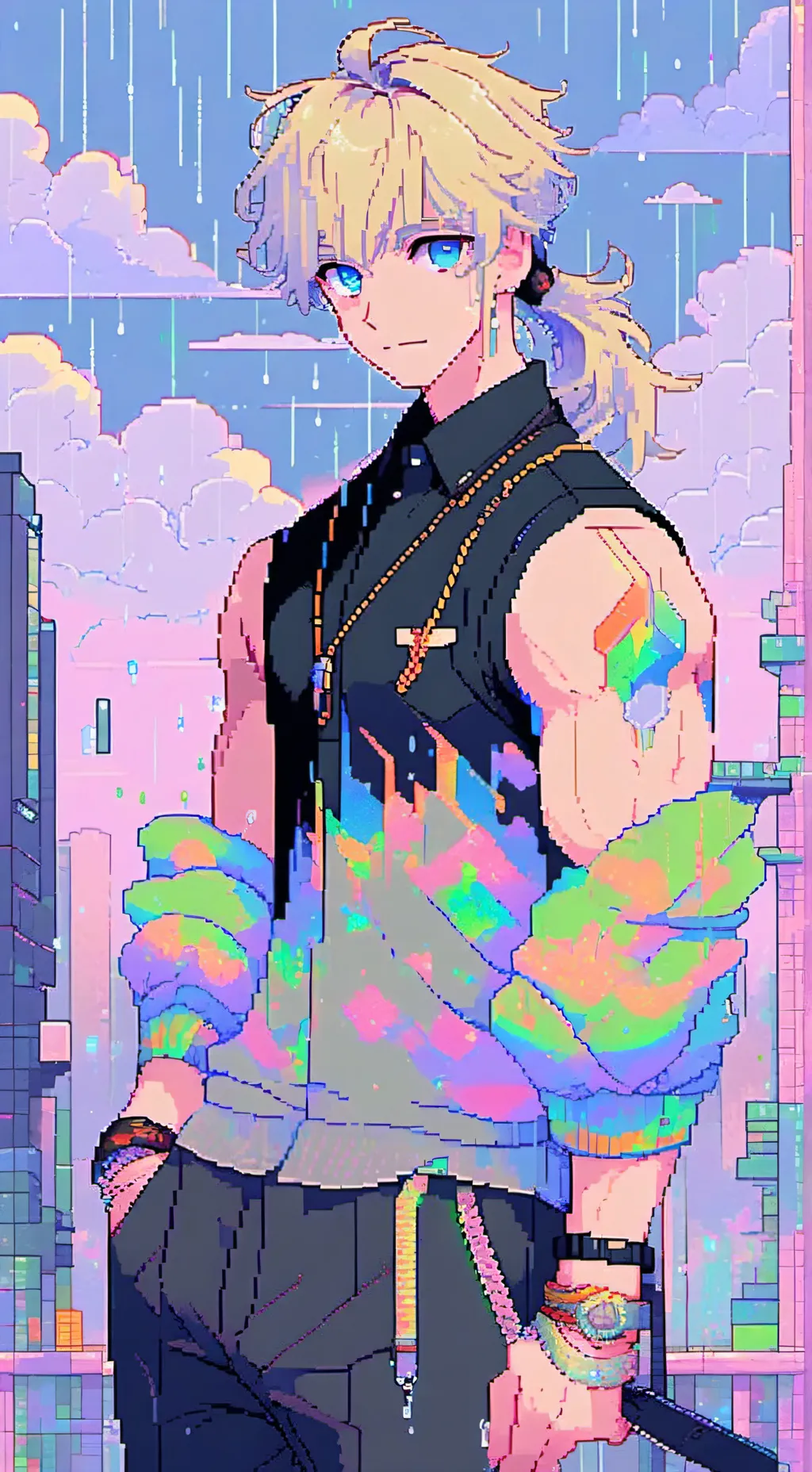 ai character: justin background