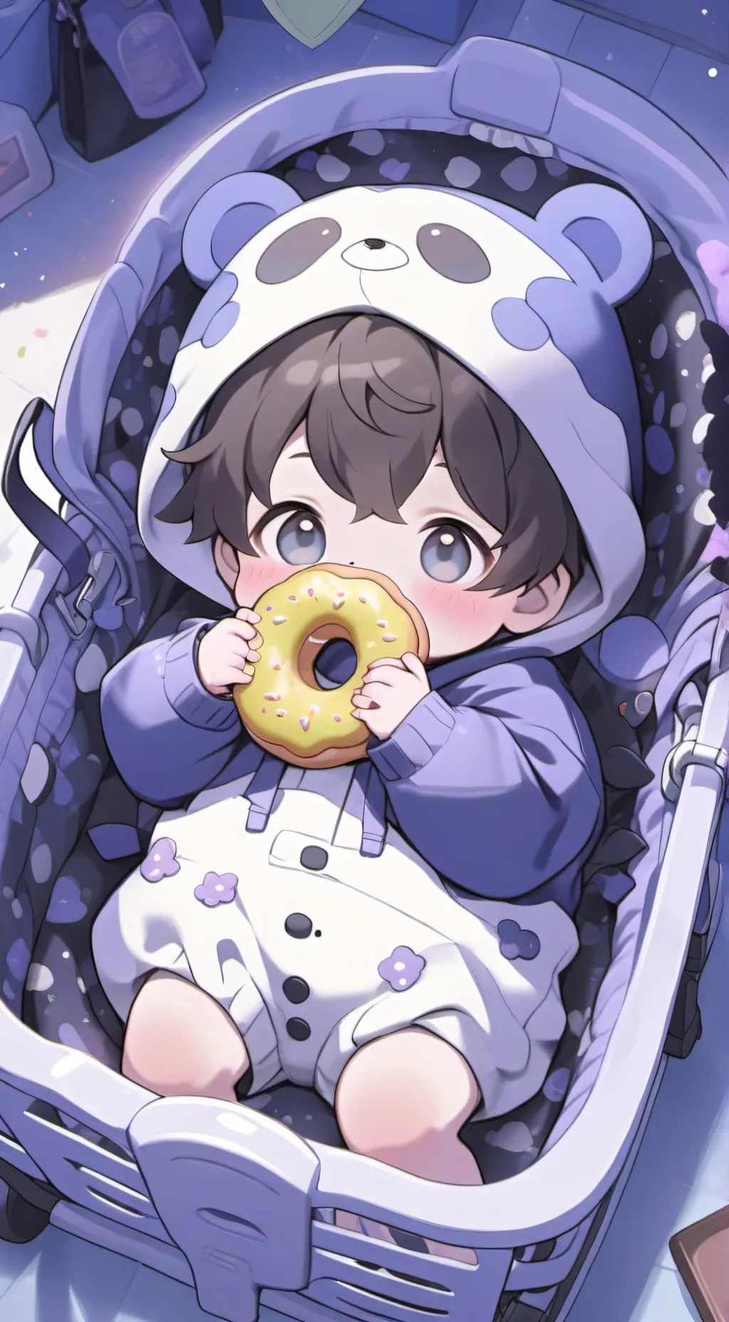 ai character: donut thief background