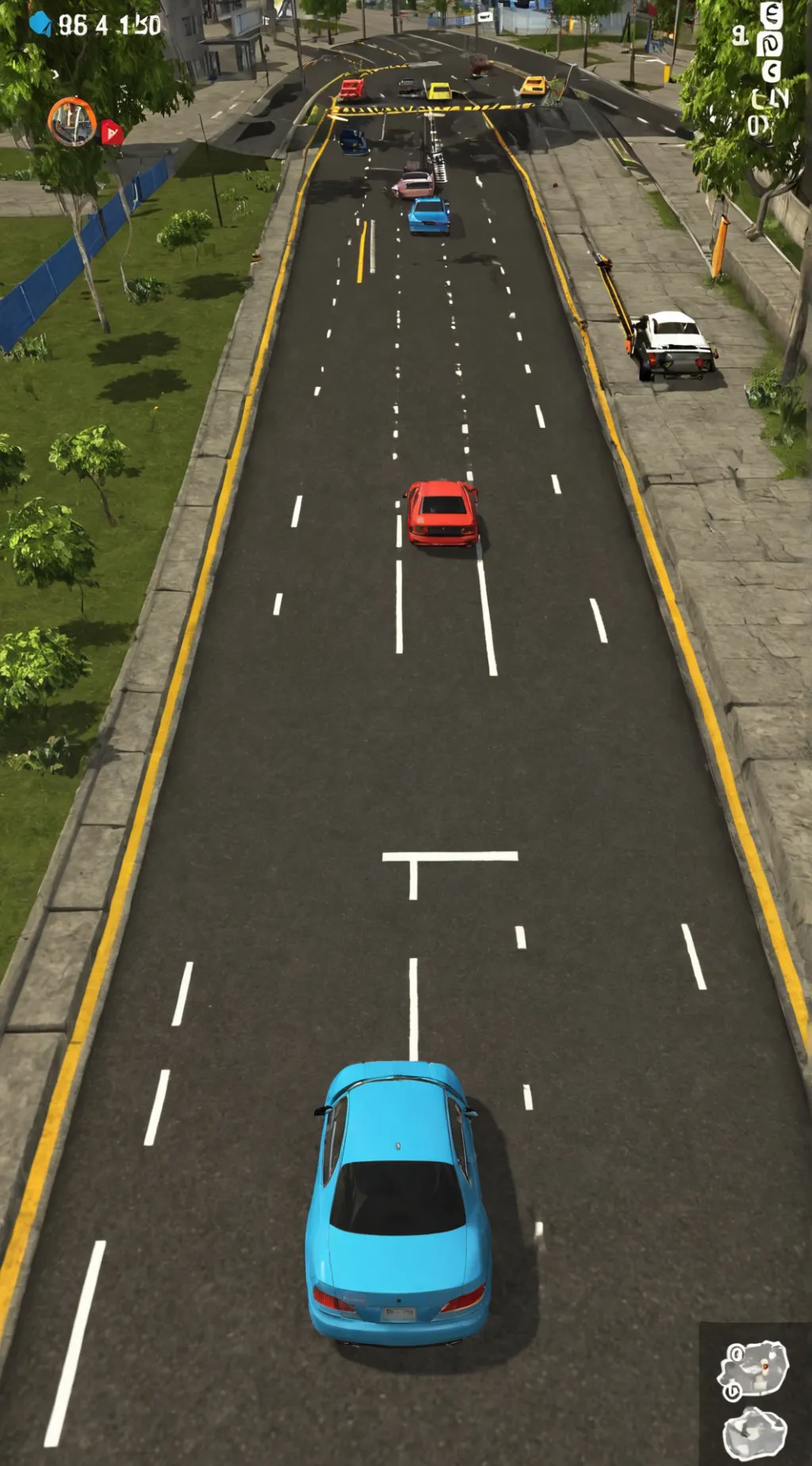 ai character: ￼ Car racing background