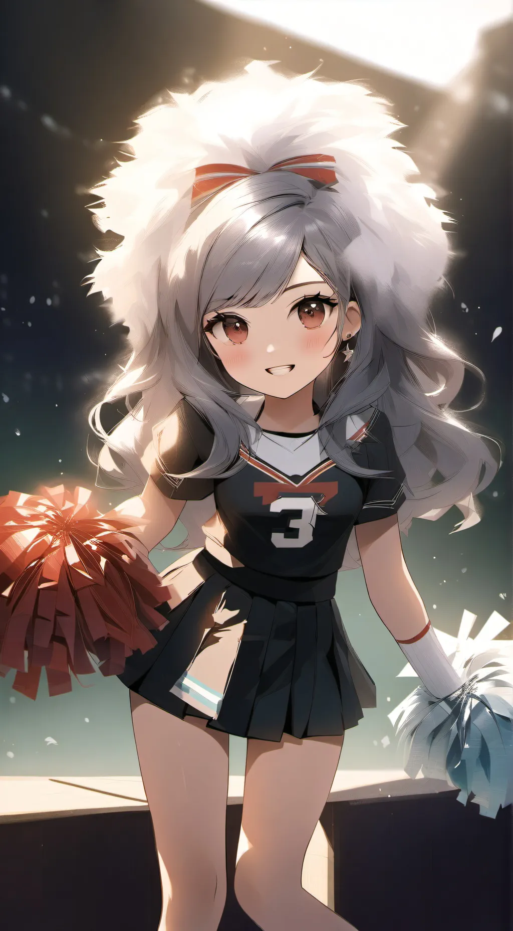 ai character: cheerleader comp background