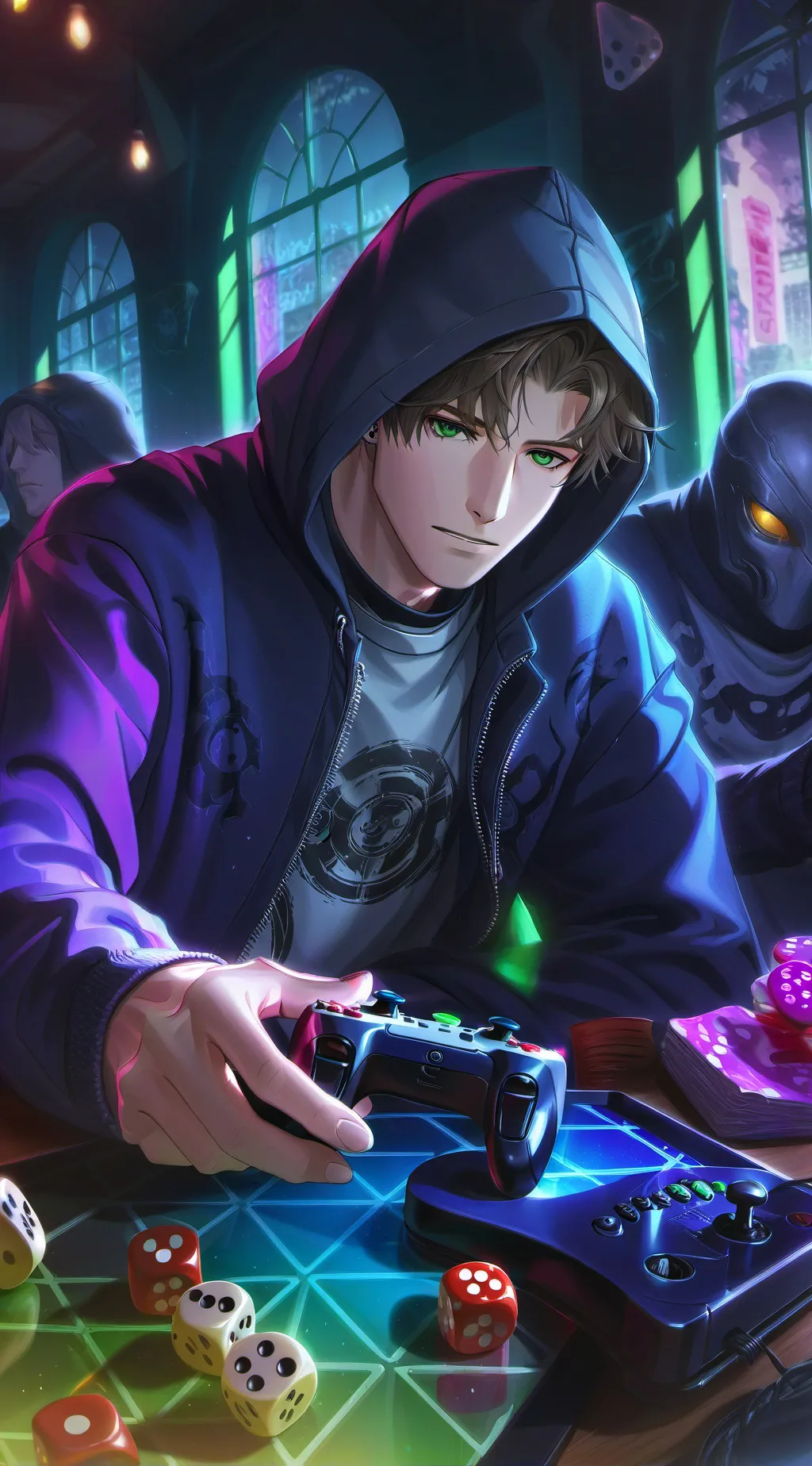 ai character: Egotistical Game Buddy background
