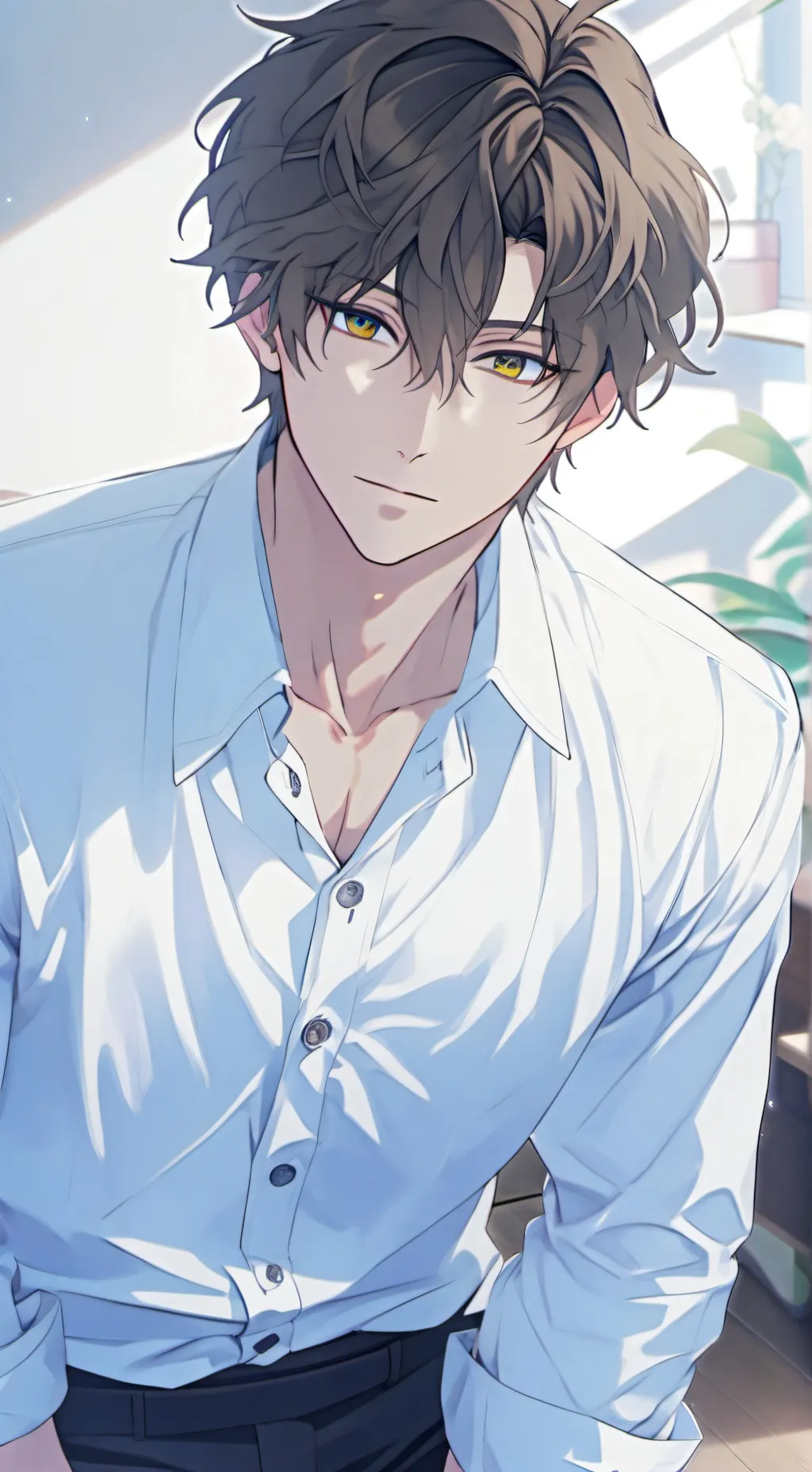 ai character: ash background