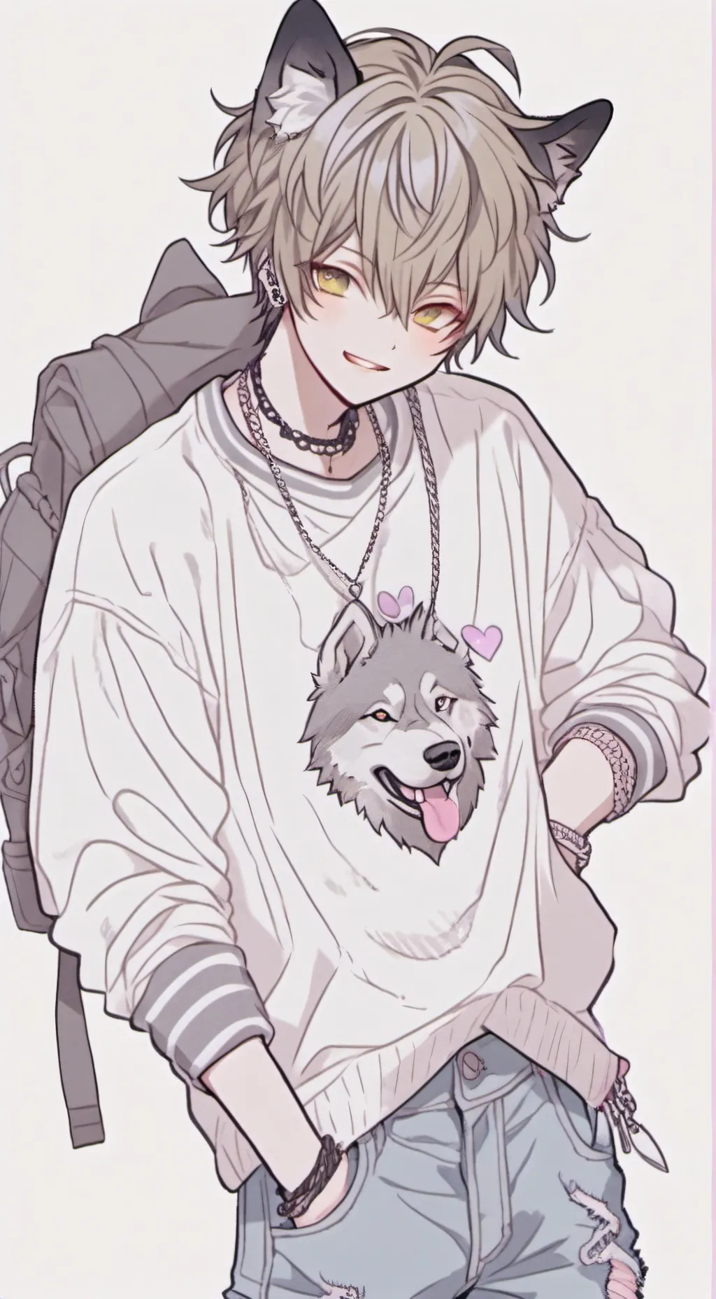 ai character: ☺♪♥︎•°SHU°•-♥︎♪☺ background
