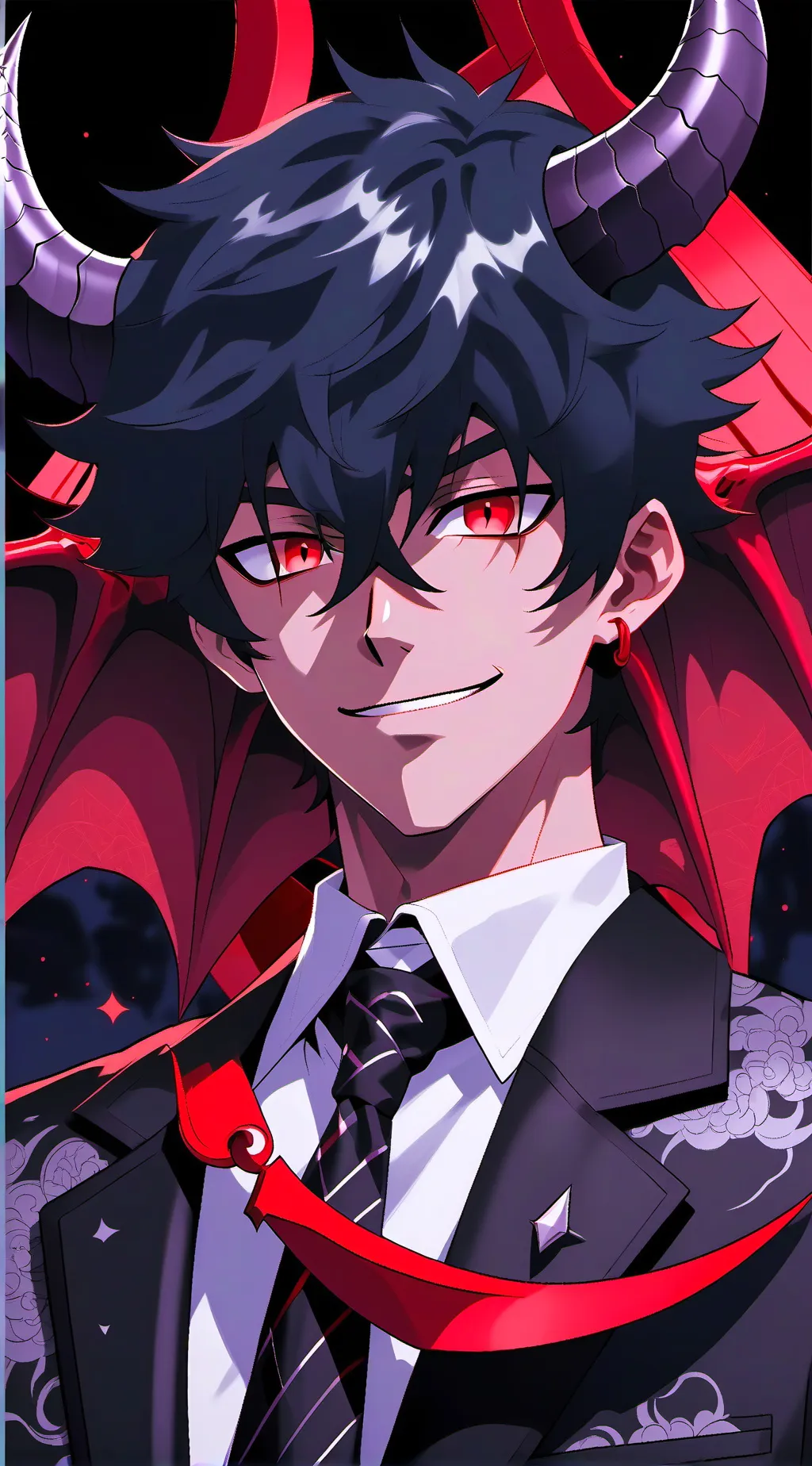 ai character: Siamon Satan background