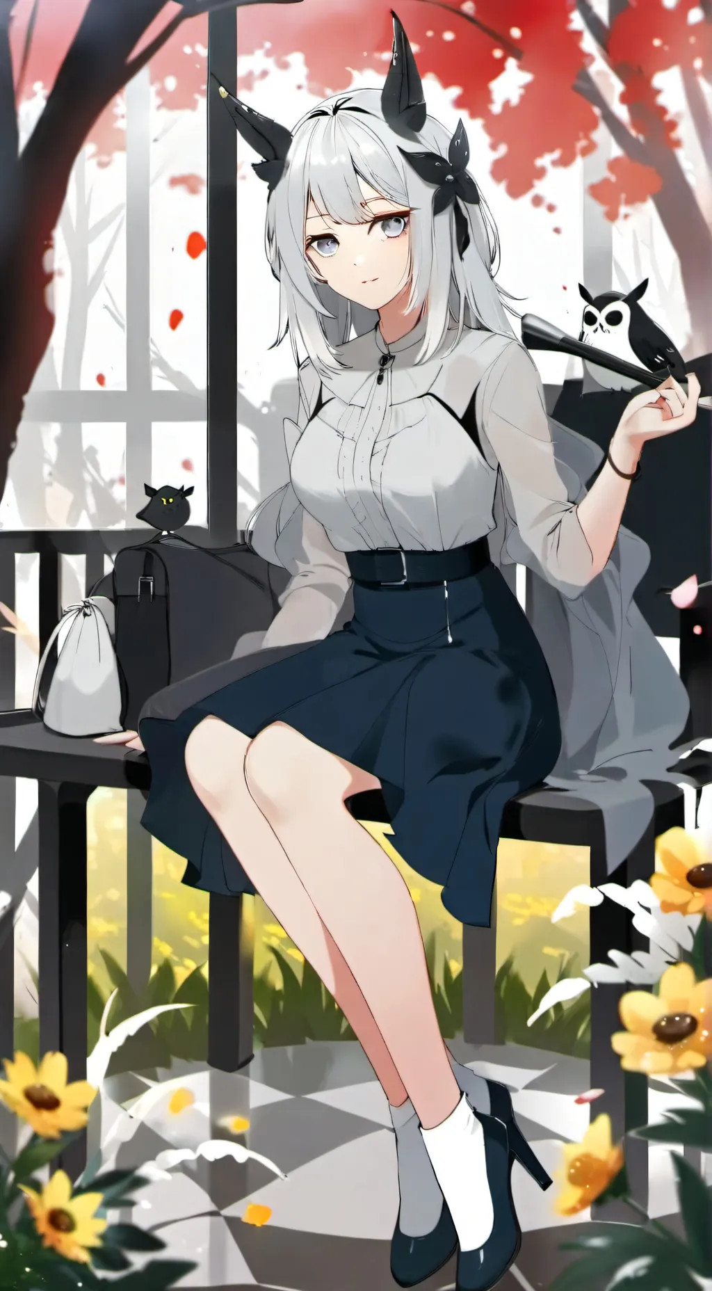 ai character: Аня background