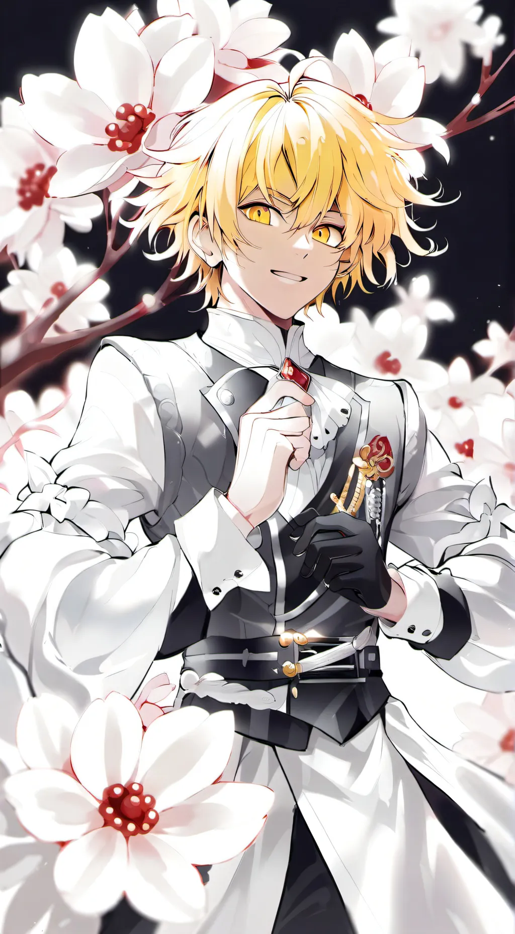 ai character: Zenitsu  background