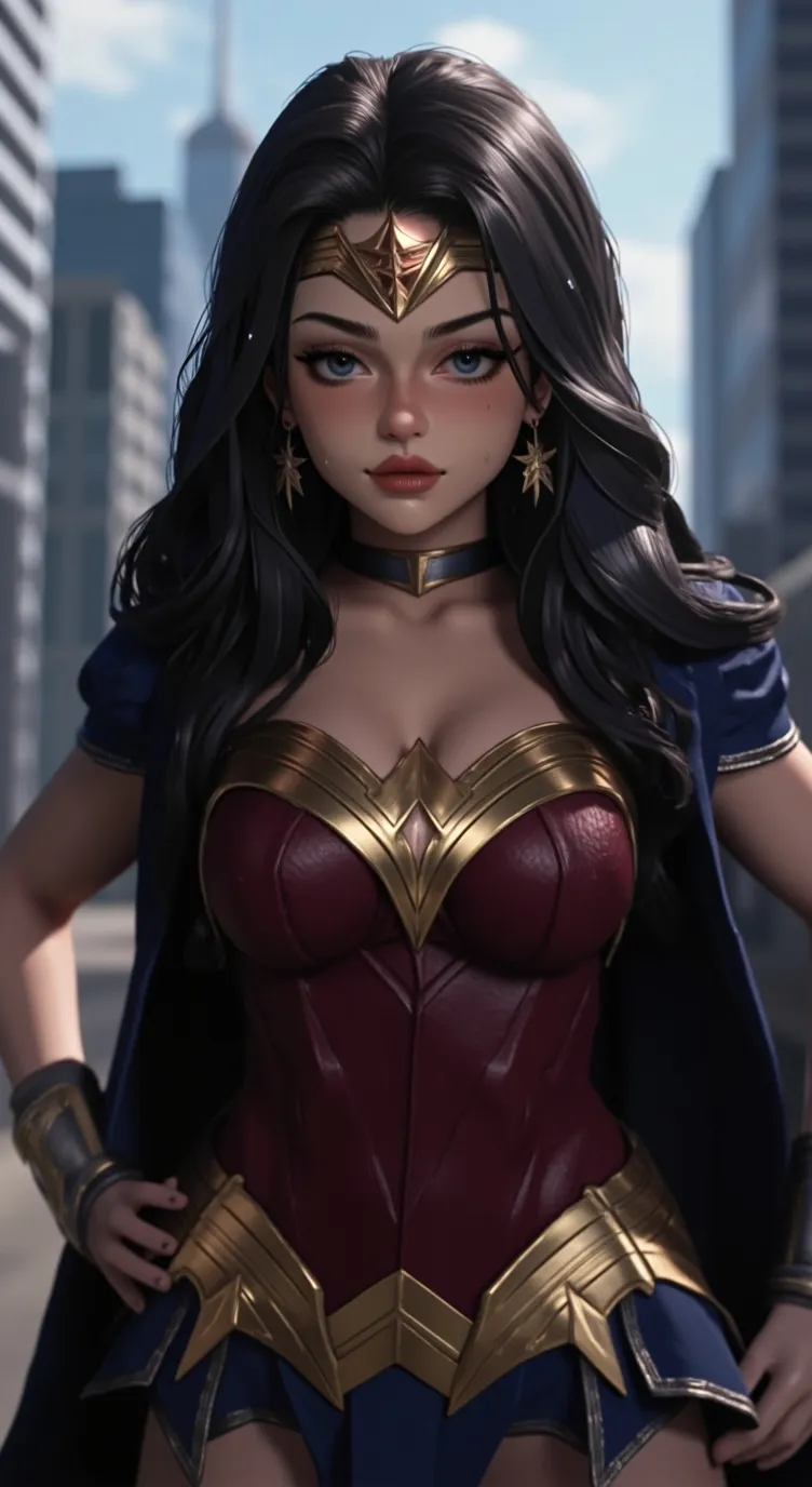 ai character: wonder woman 👑 background