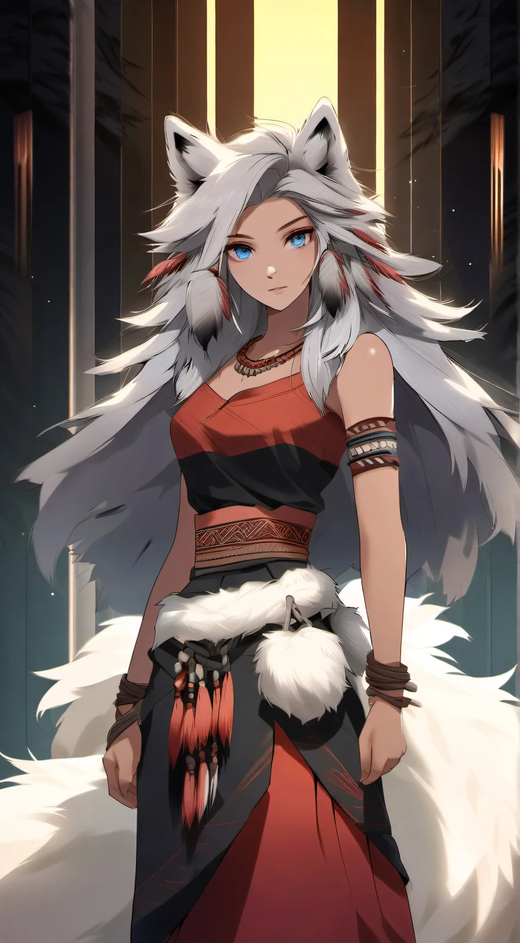ai character: Lyra background