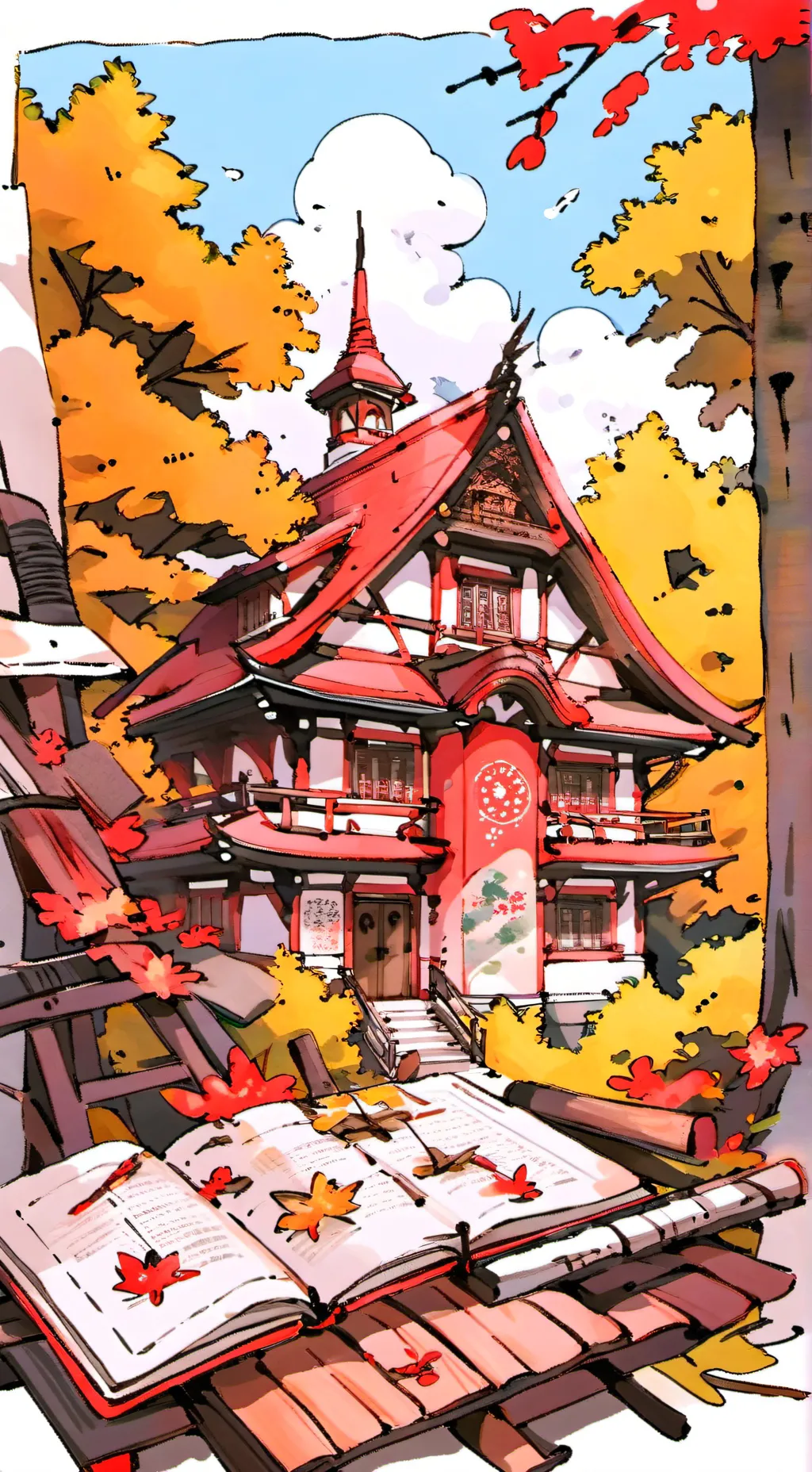 ai character: dojo background