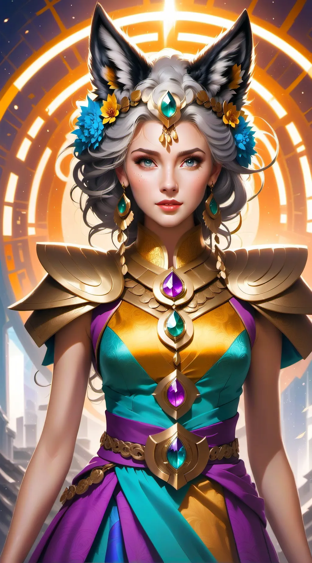 ai character: Aeloria background